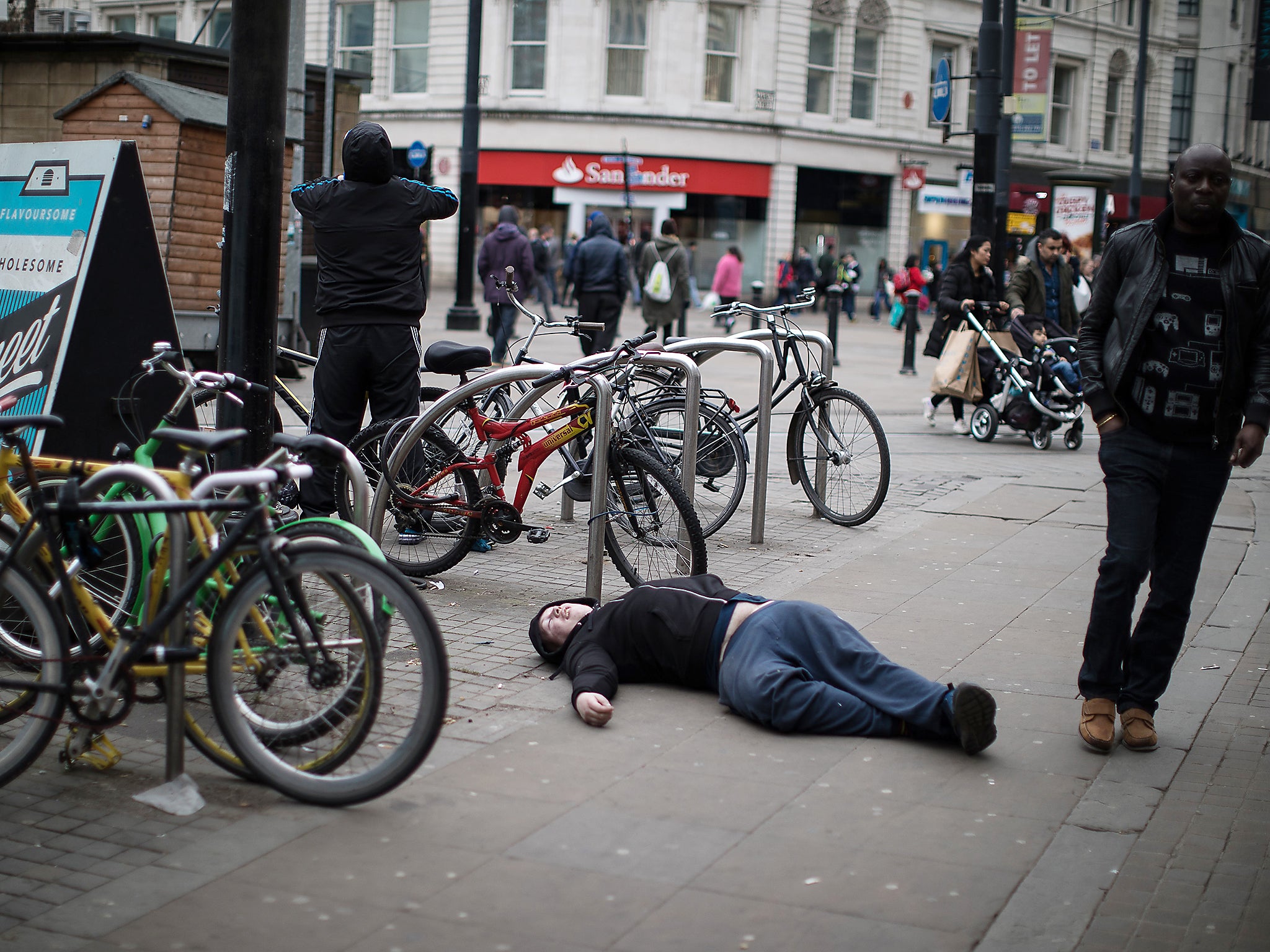 Legal high users in Manchester and other cities have been compared to zombies