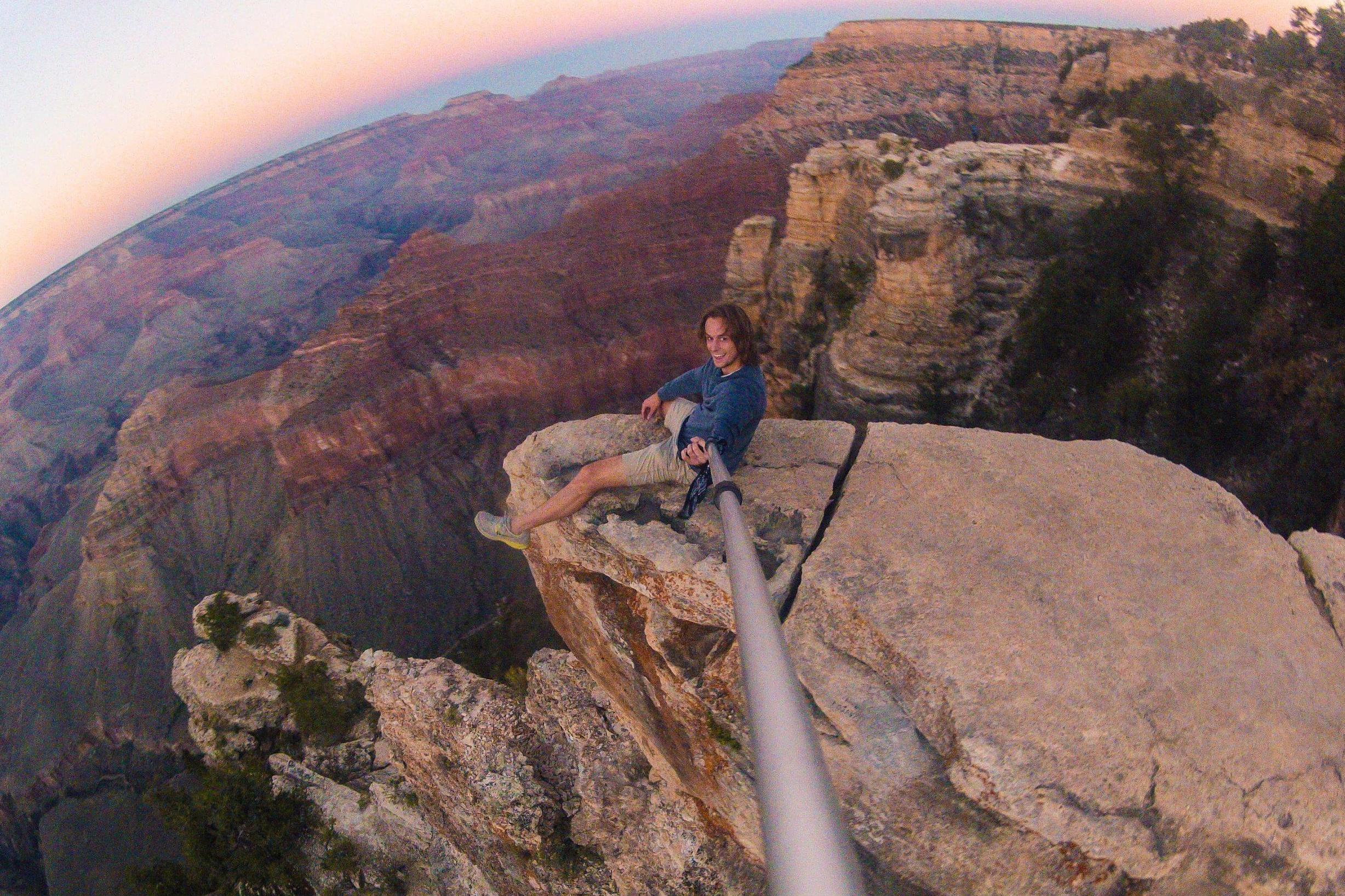 Selfies at attractions like the Grand Canyon have become de rigueur