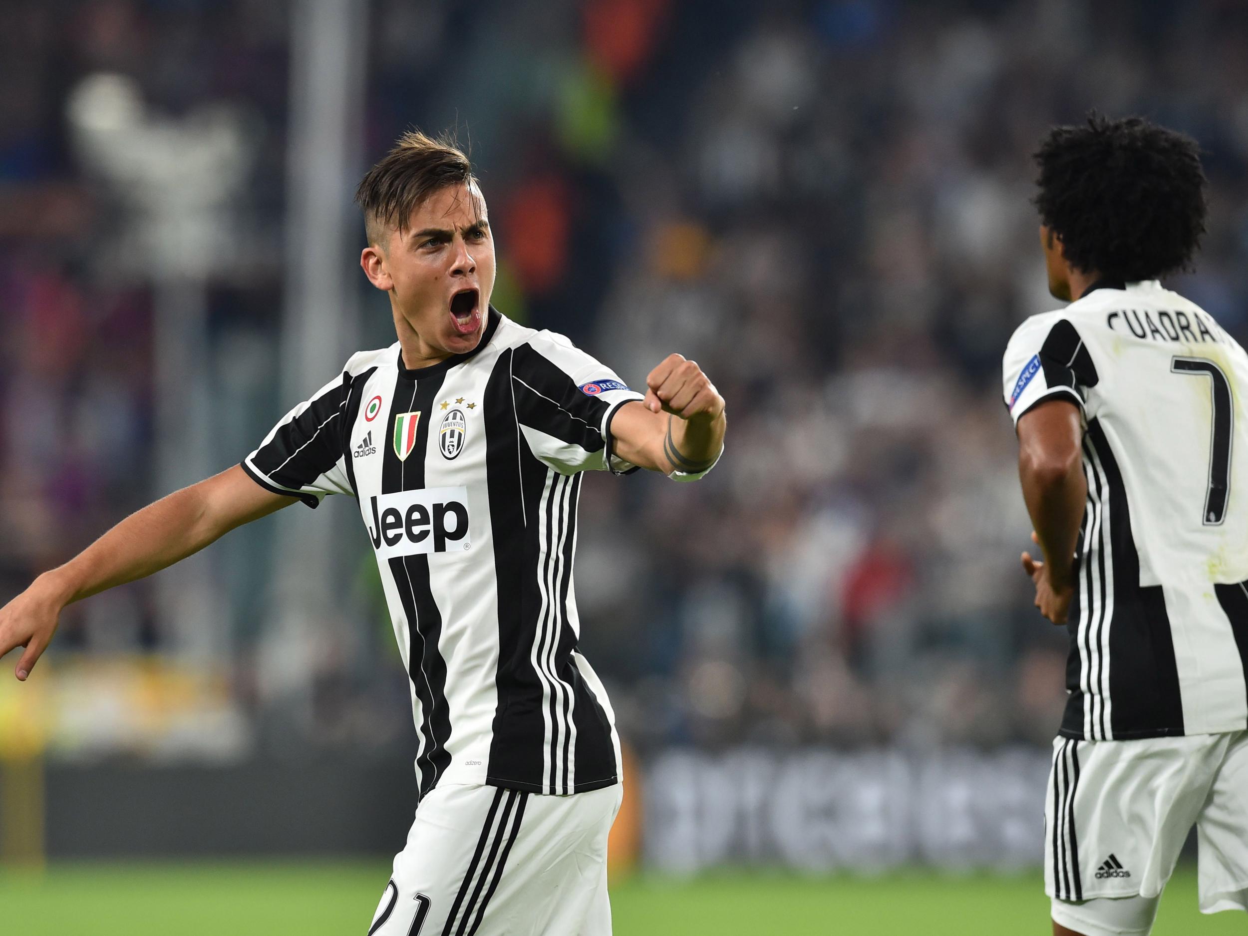 &#13;
Paulo Dybala netted twice in the first leg (AFP/Getty )&#13;