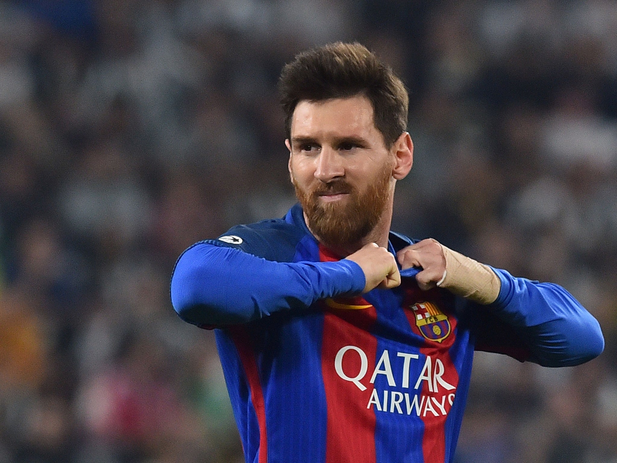 Lionel Messi and his team-mates were left frustrated in a first leg