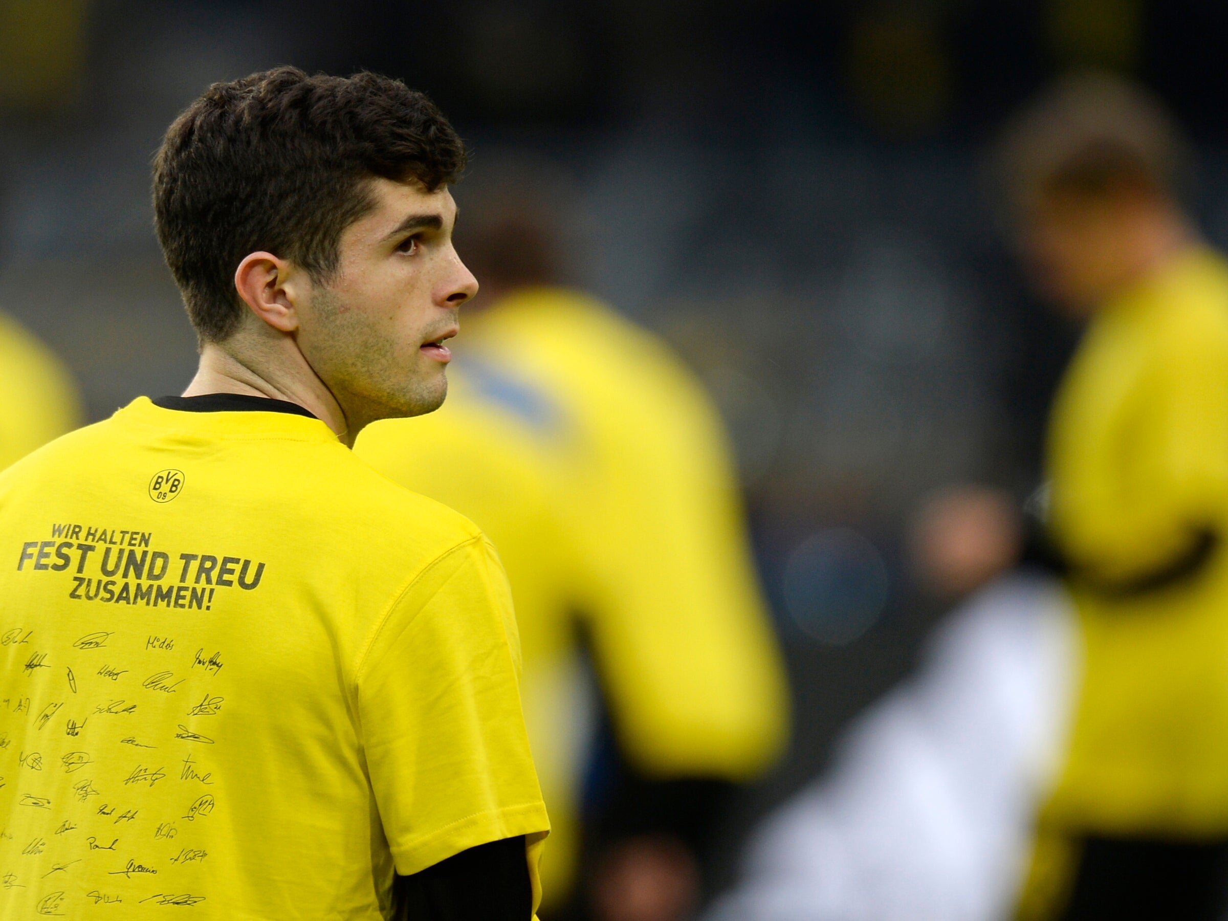 Pulisic impressed after being thrown on at half-time