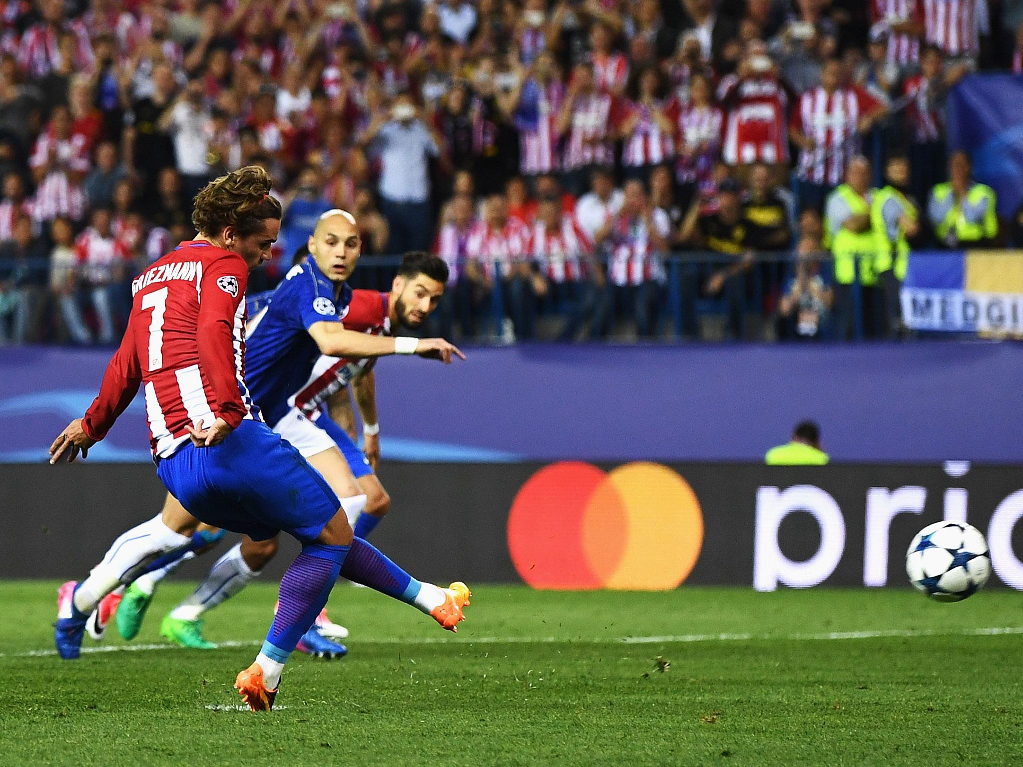 &#13;
The outstanding Griezmann scored the only goal of the game &#13;