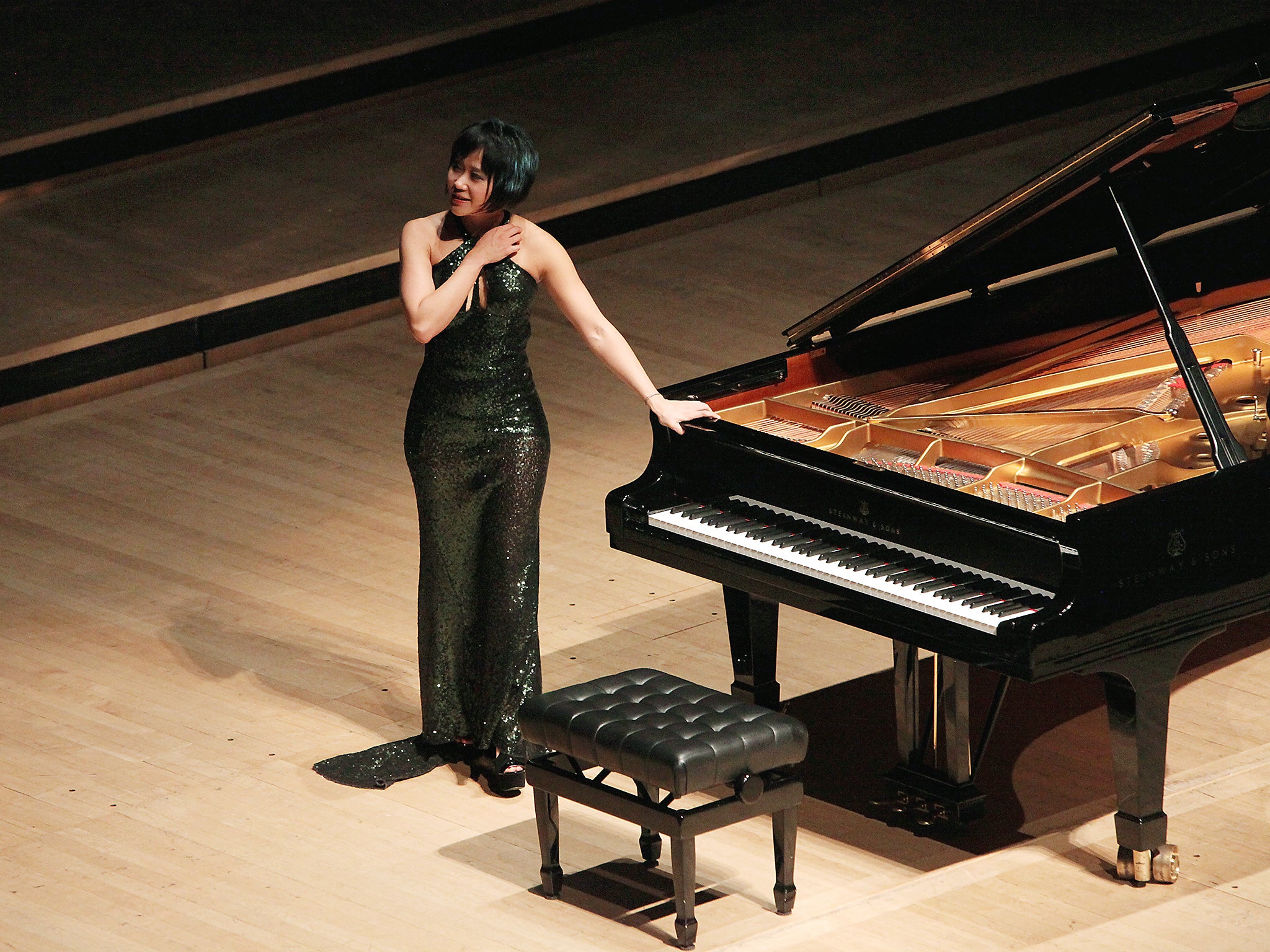 Encore: Yuja Wang wowed the Royal Festival Hall with her solo piano recital of works by Chopin and Brahms last week