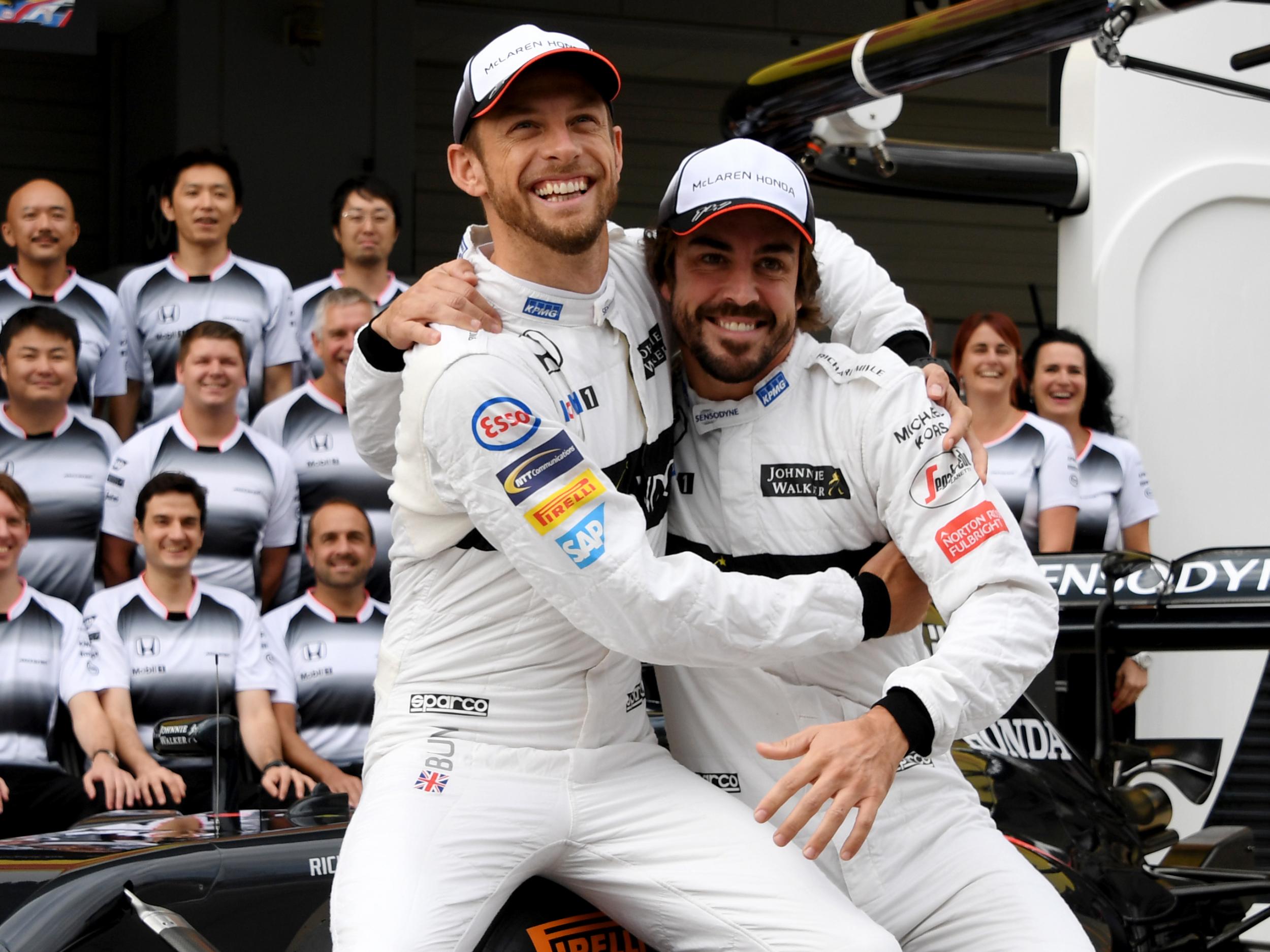 Button could replace former team-mate Alonso for the race