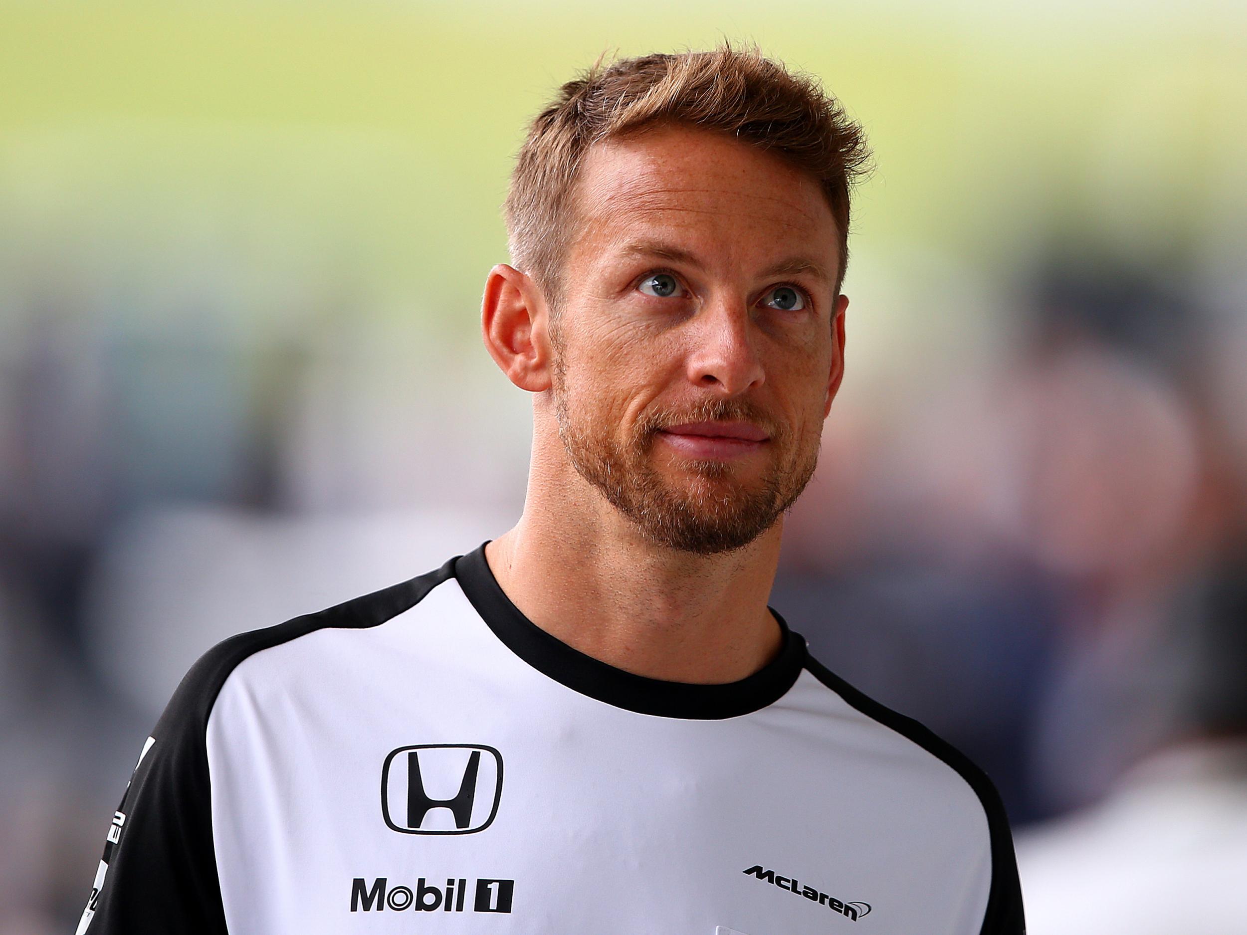 &#13;
Button won 15 grand prix titles during his career &#13;