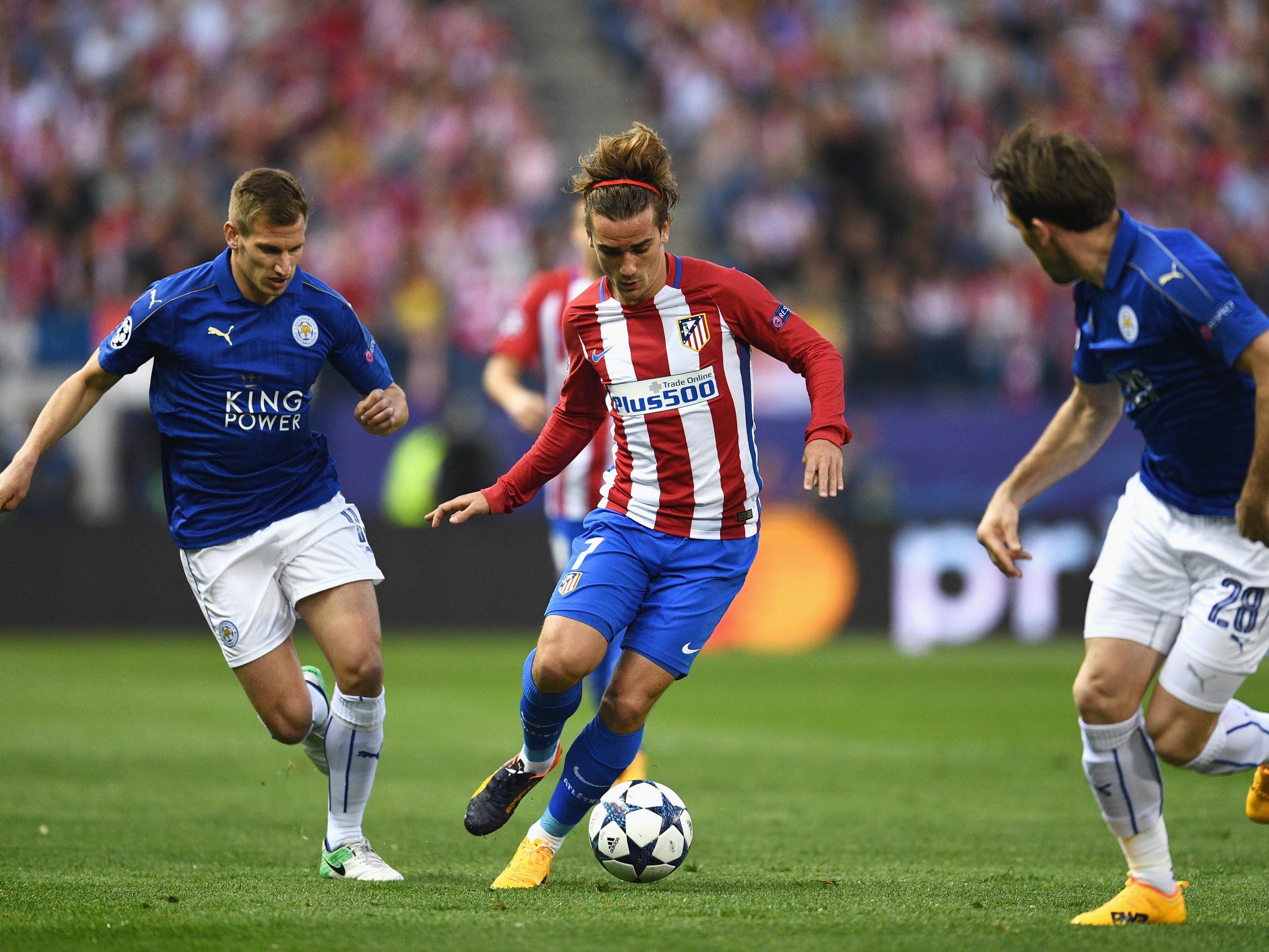 Griezmann excelled in the trequartista role against Leicester