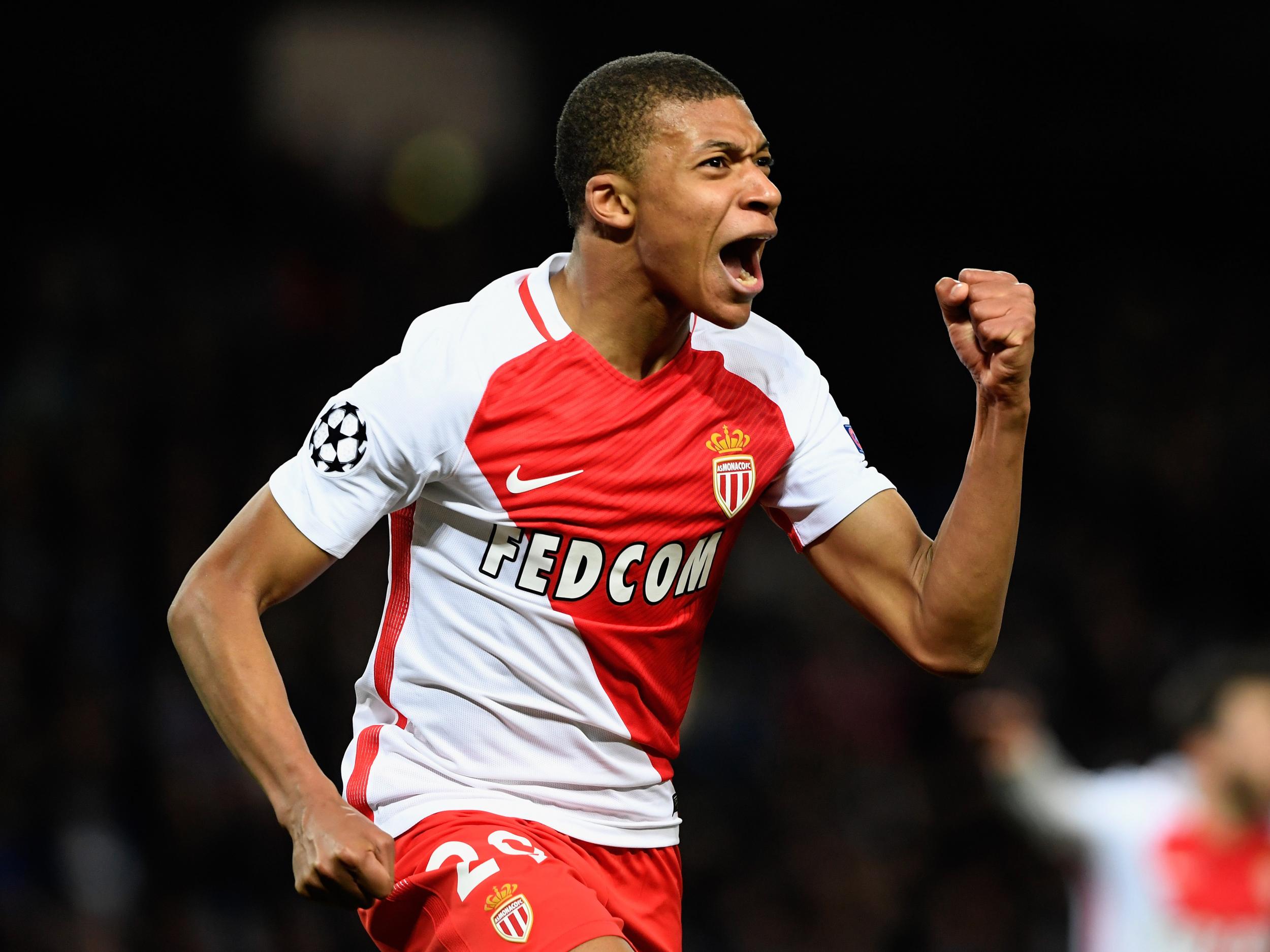 Mbappe helped Monaco into the Champions League semi-finals