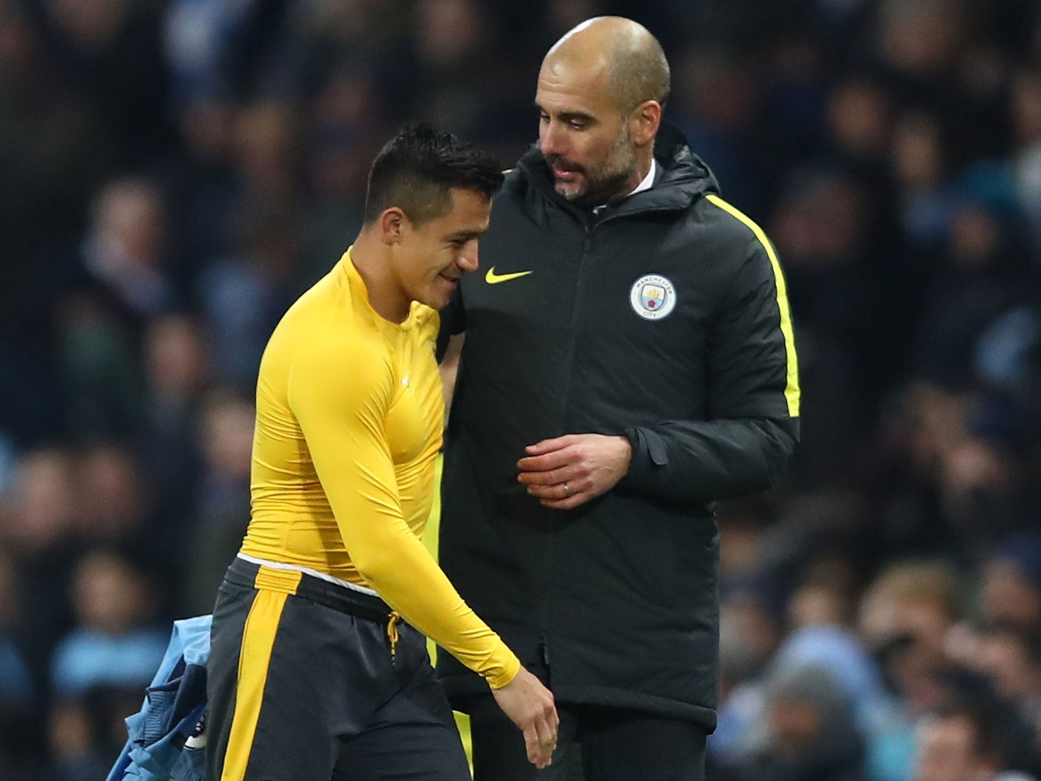 Sanchez has been linked with a reunion with Guardiola at Manchester City