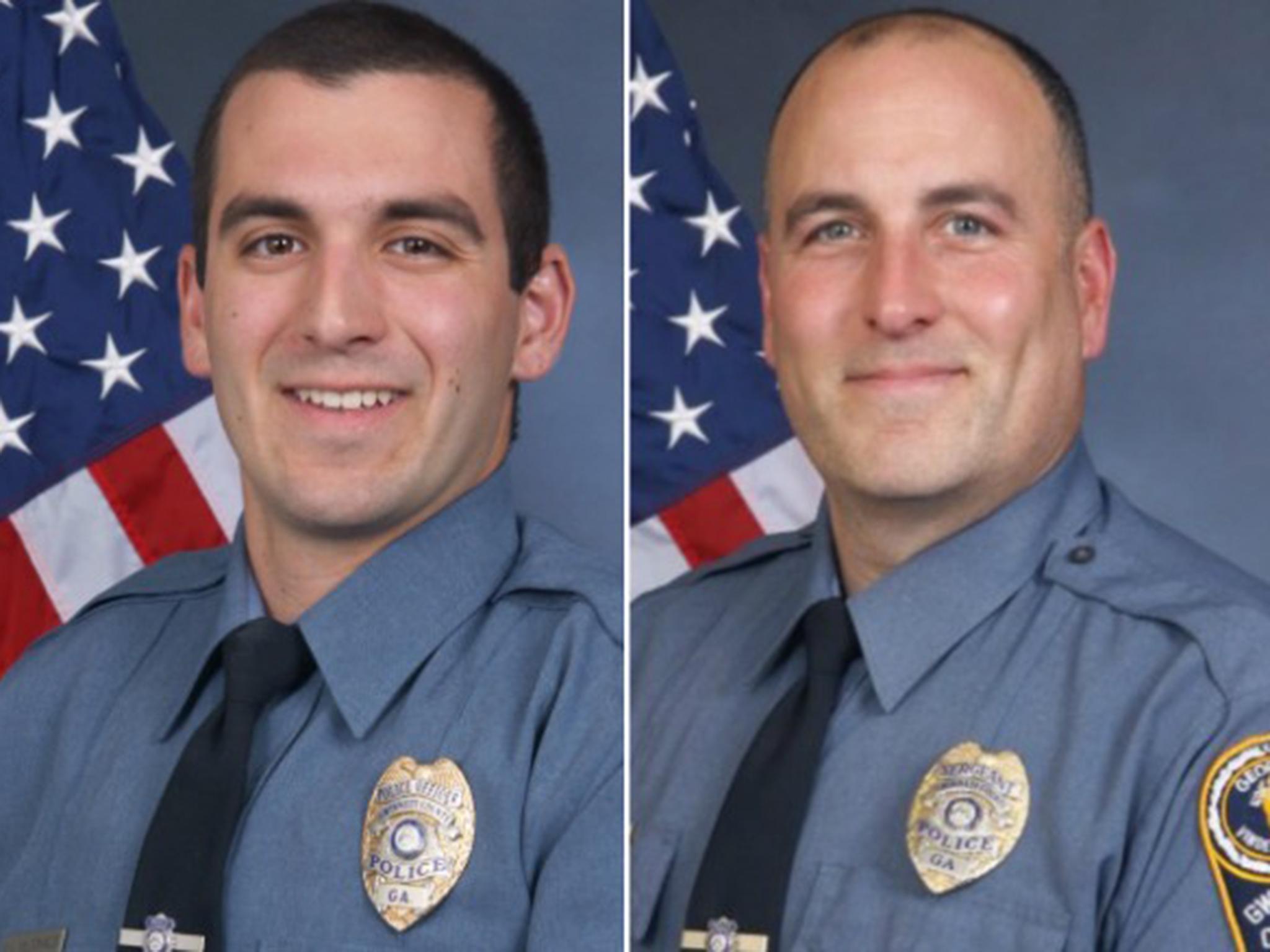 Officer Robert McDonald (left) and Sgt Michael Bongiovanni (right) were fired from the Gwinnett County Police department