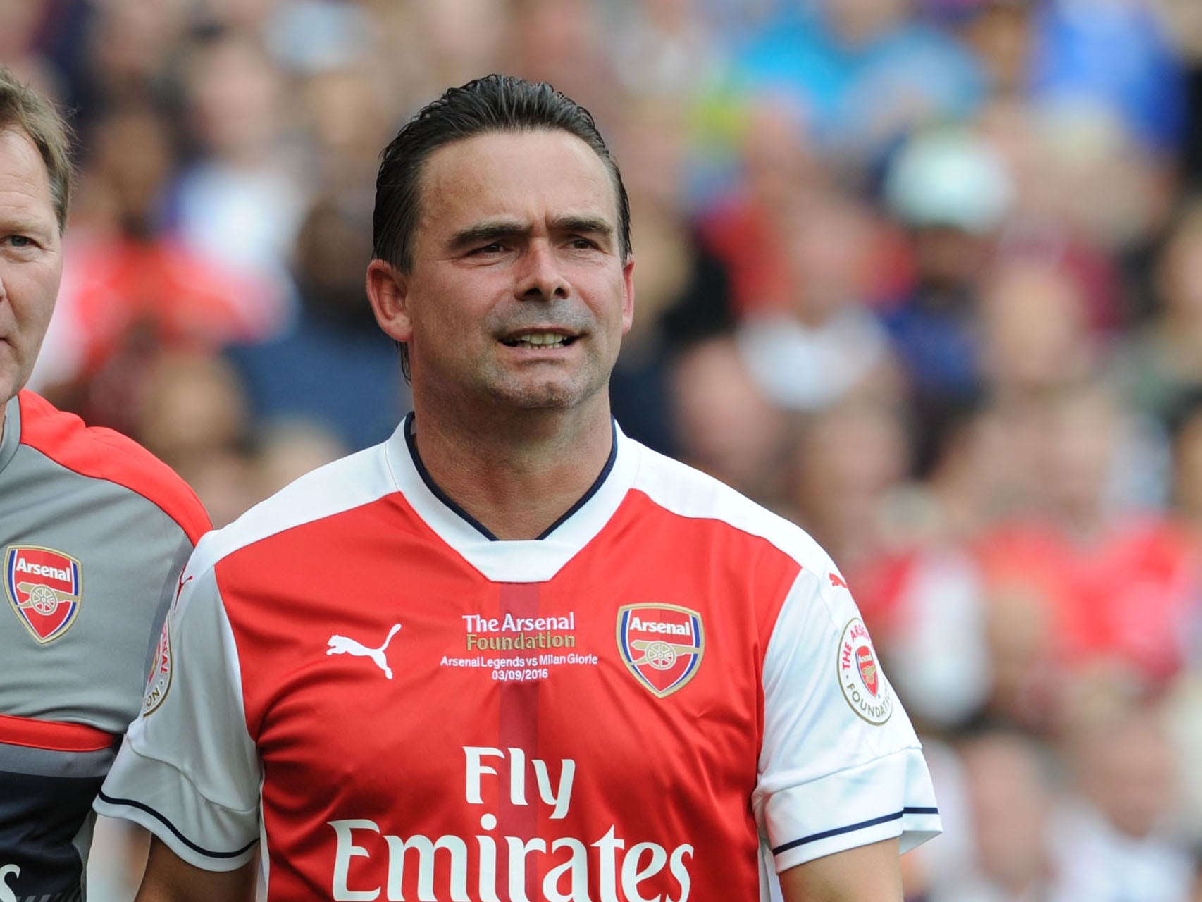 Overmars played for Arsenal between 1997 and 2000