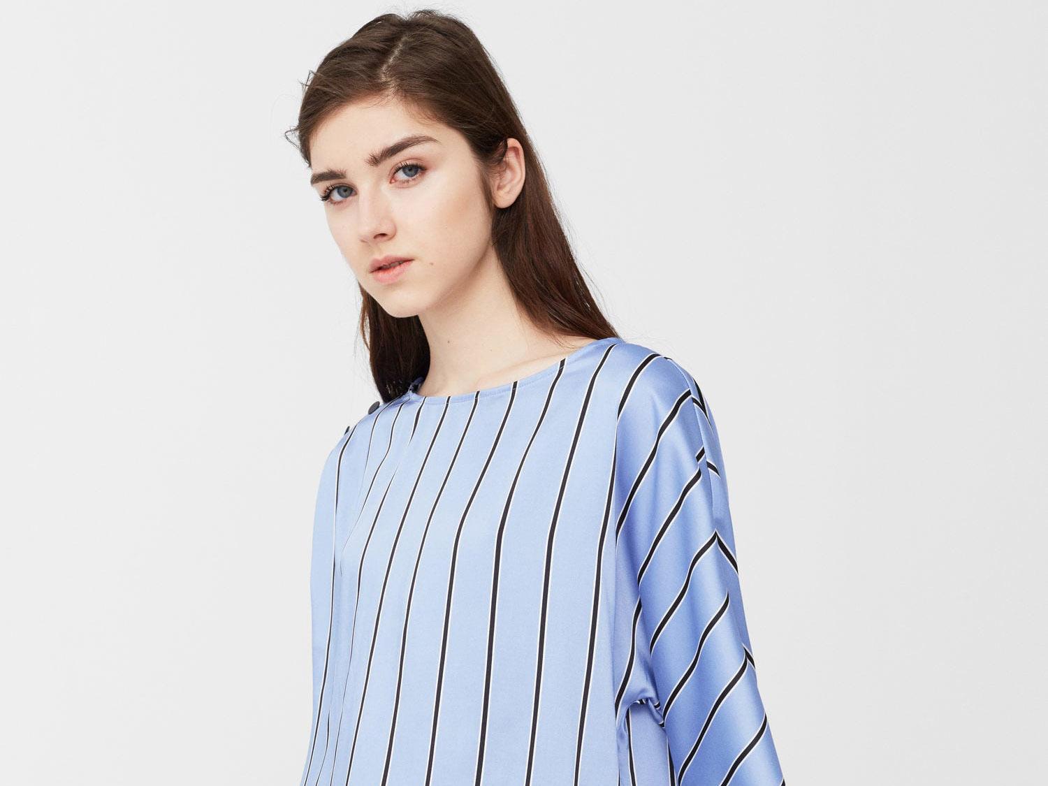 Flowy Striped Blouse, £35.99, mango.com