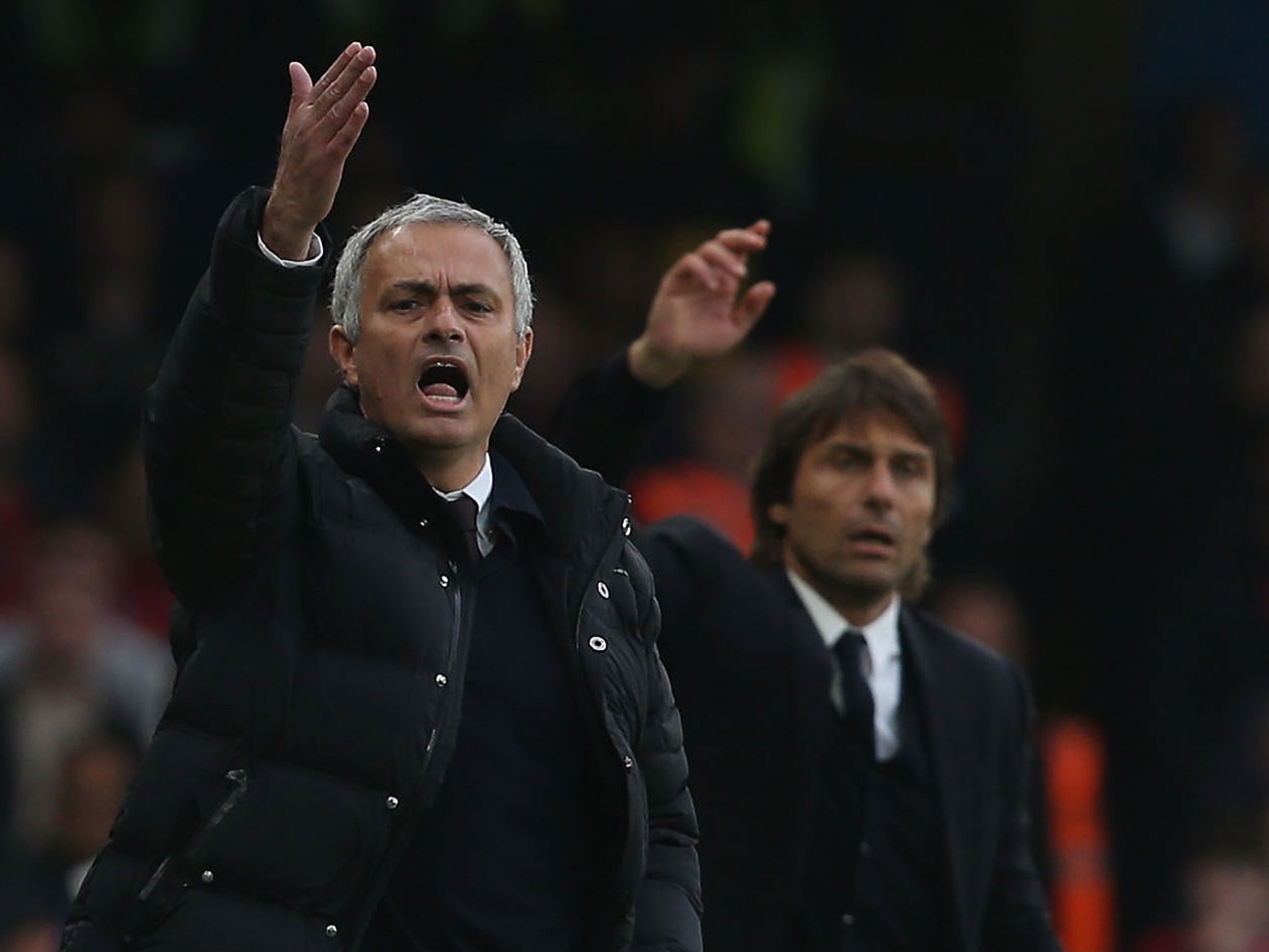 Jose Mourinho got one over on Conte and plunged the title race back into doubt