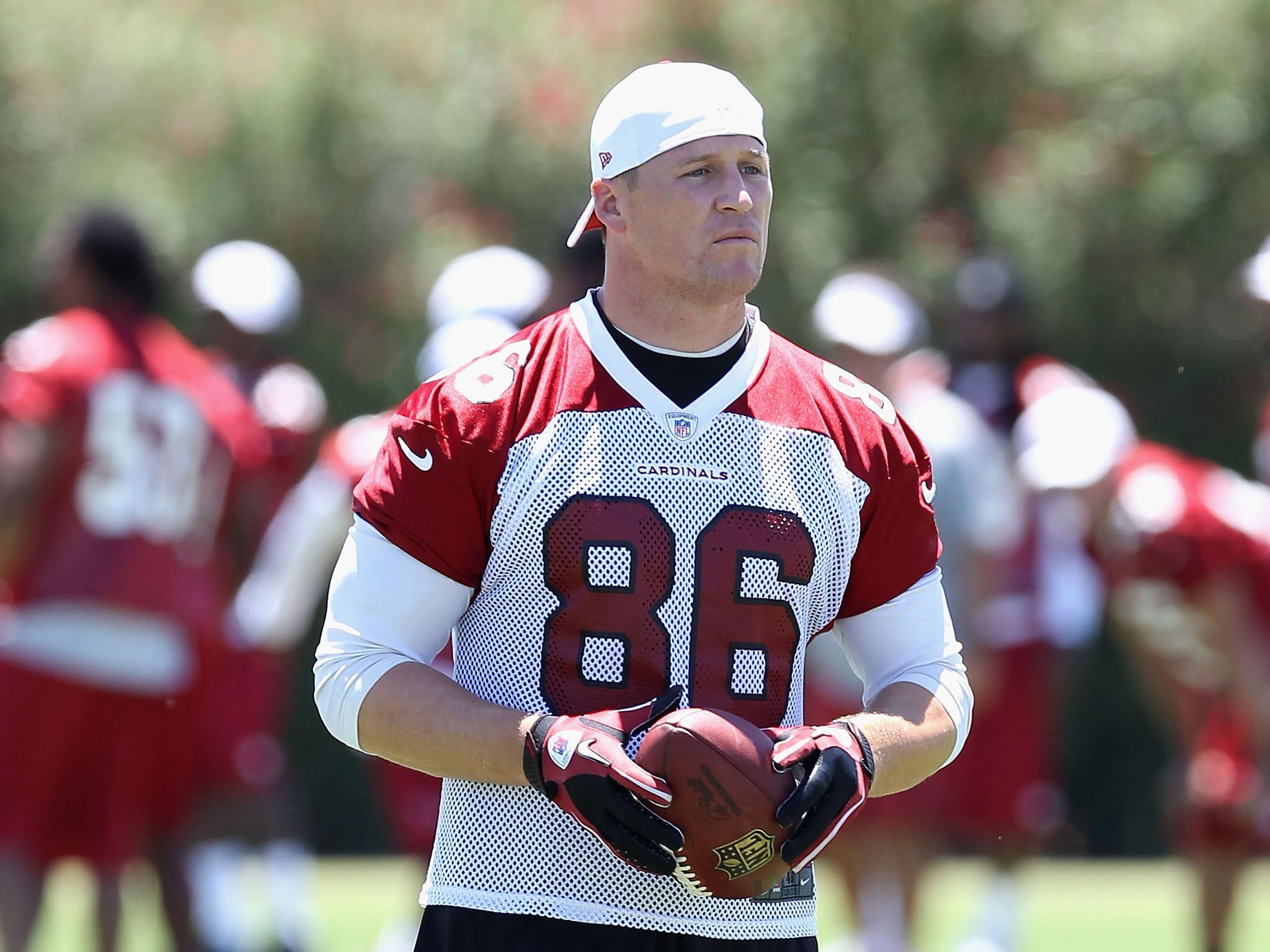 The American football player and his wife Ashley had their daughter a year after he retired from the sport, playing for the Baltimore Ravens and Arizona Cardinals