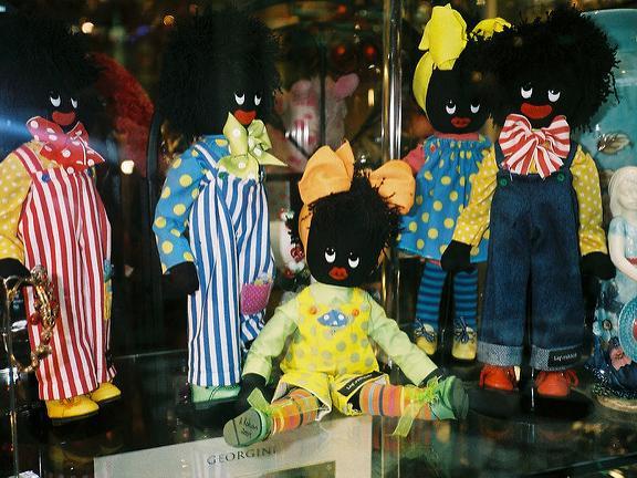 Golliwog dolls, based on a black fictional character that appeared in children’s books in the late 19th century, are widely seen as an embodiment of racist stereotyping