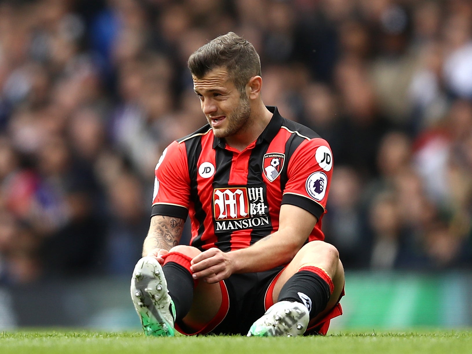 Wilshere was in the thick of the action against Spurs