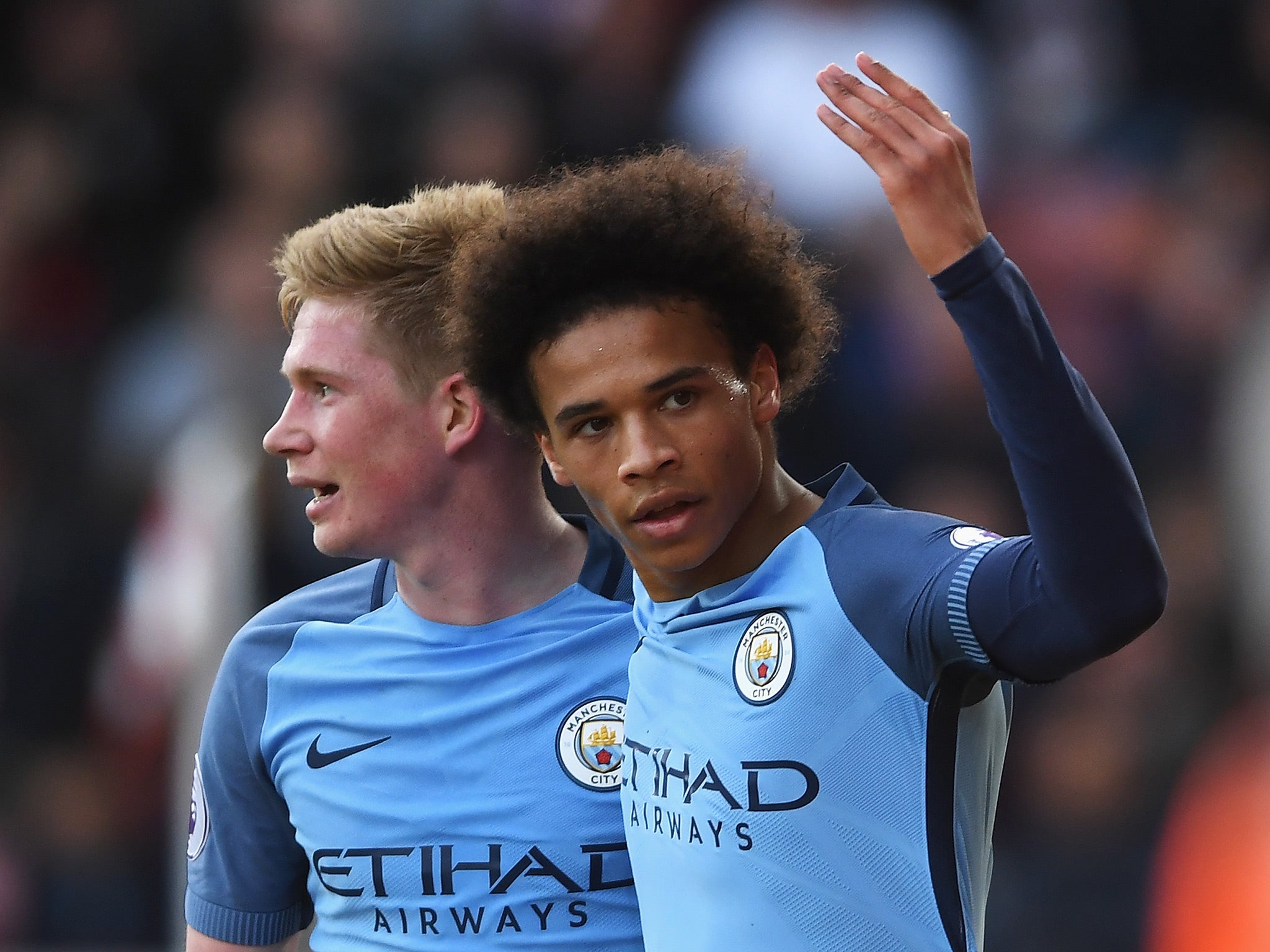 Sane applied the finish to a devastating City counter