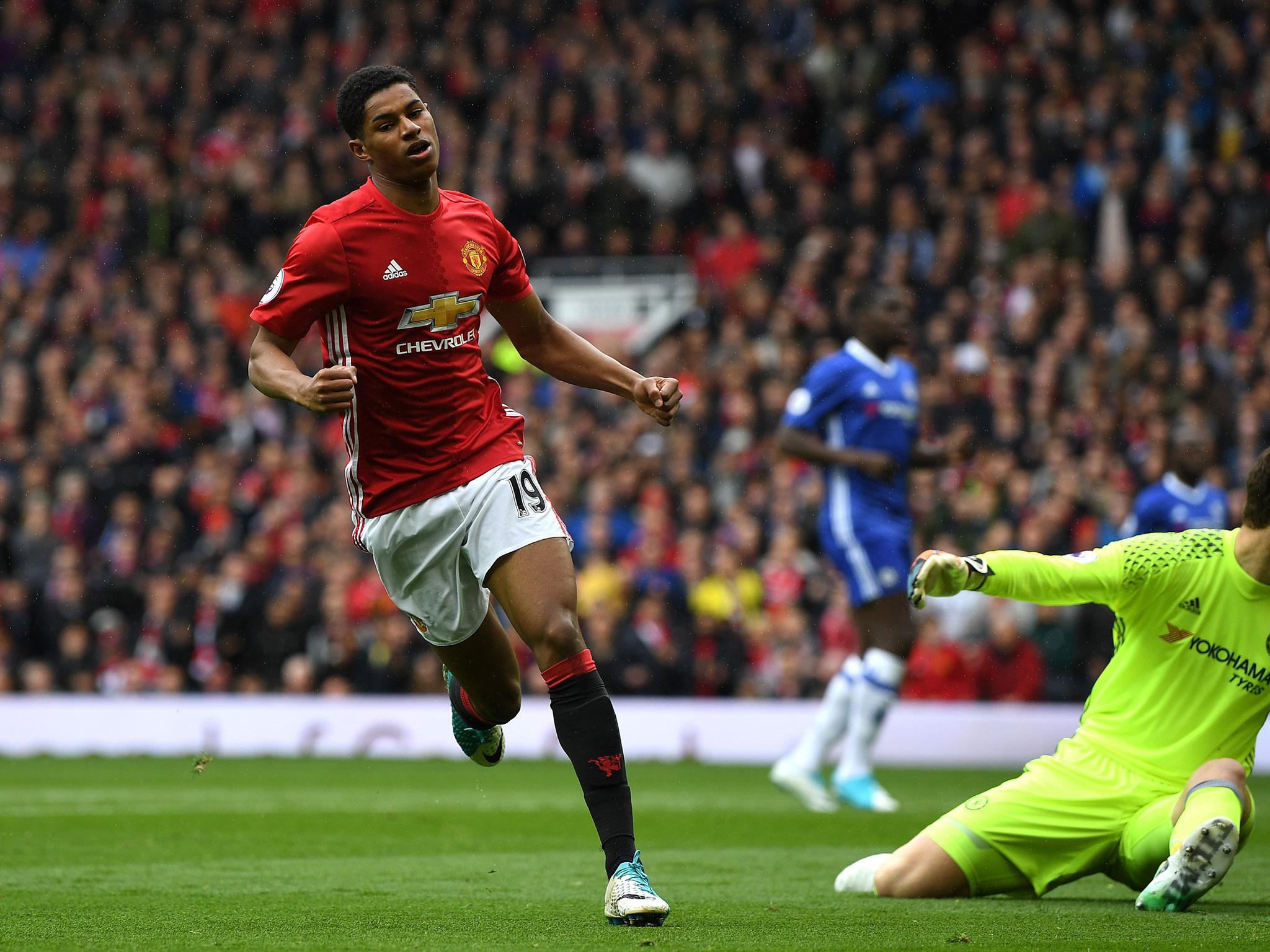 Rashford enjoyed one of the best games of his career against Chelsea