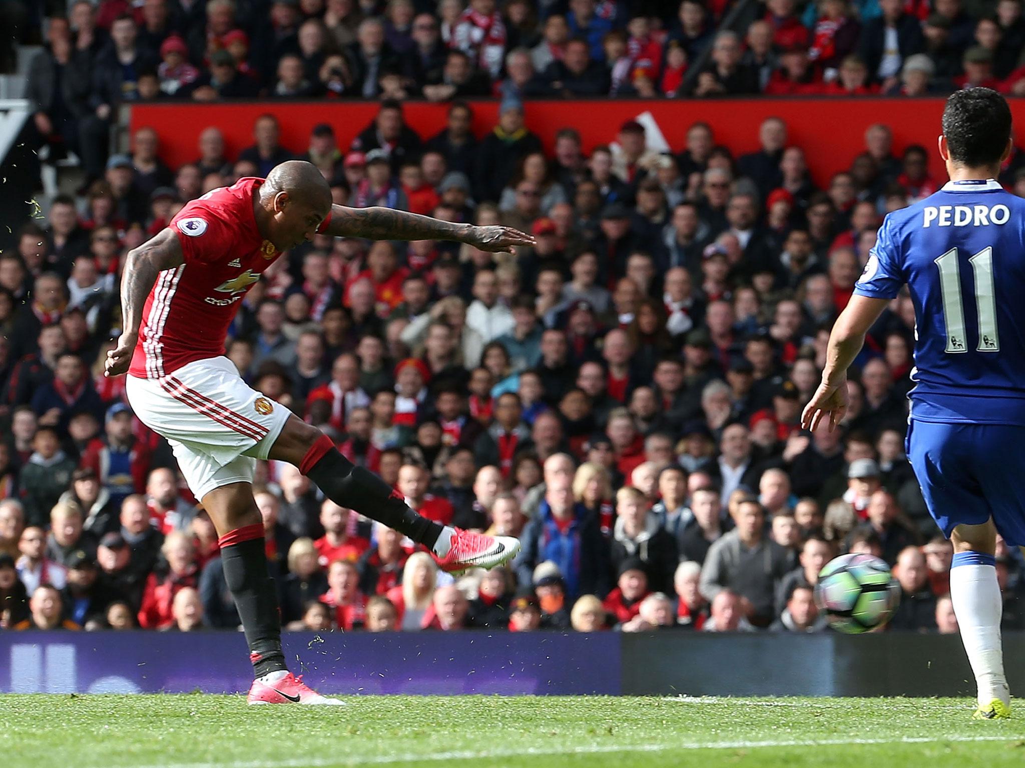 Young captained United against Chelsea this weekend (Getty)