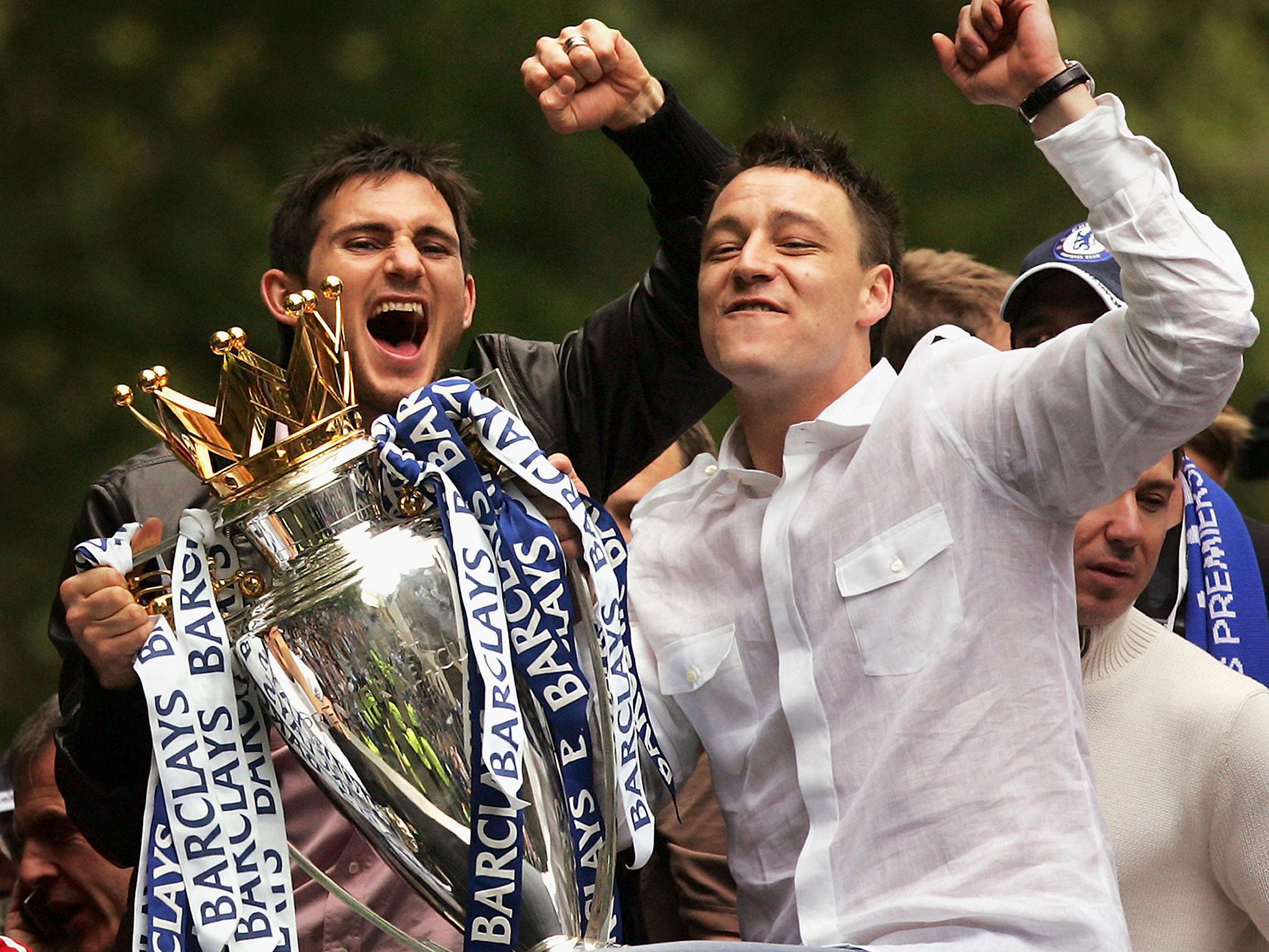 Terry and Lampard won three Premier League titles together