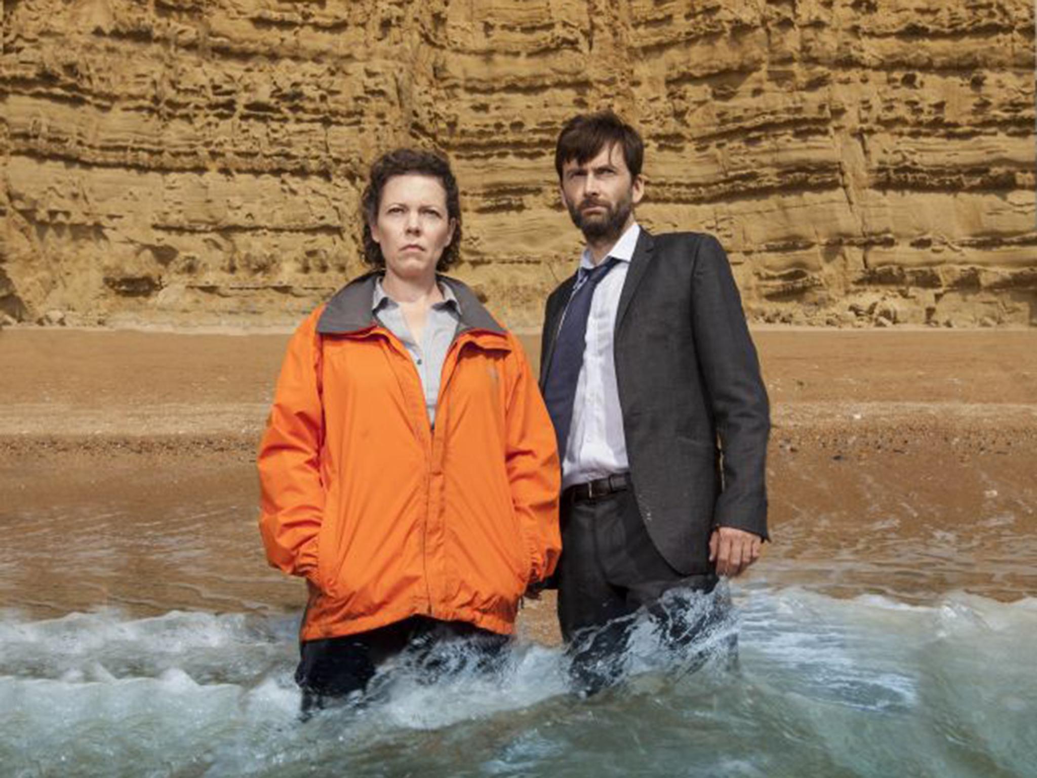 Olivia Colman and David Tennant in ‘Broadchurch‘