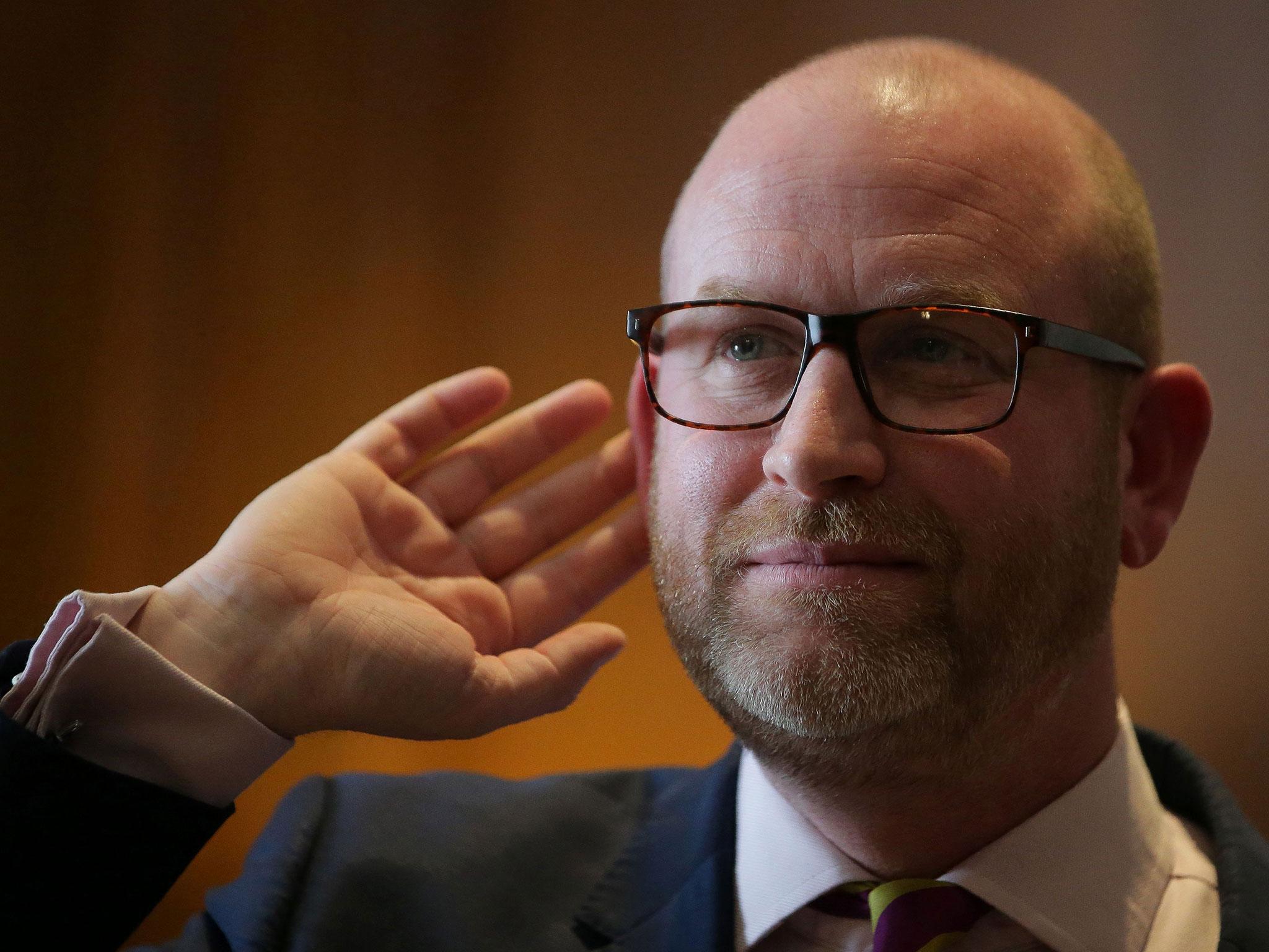 Paul Nuttall described the burqa and niqab as a security risk