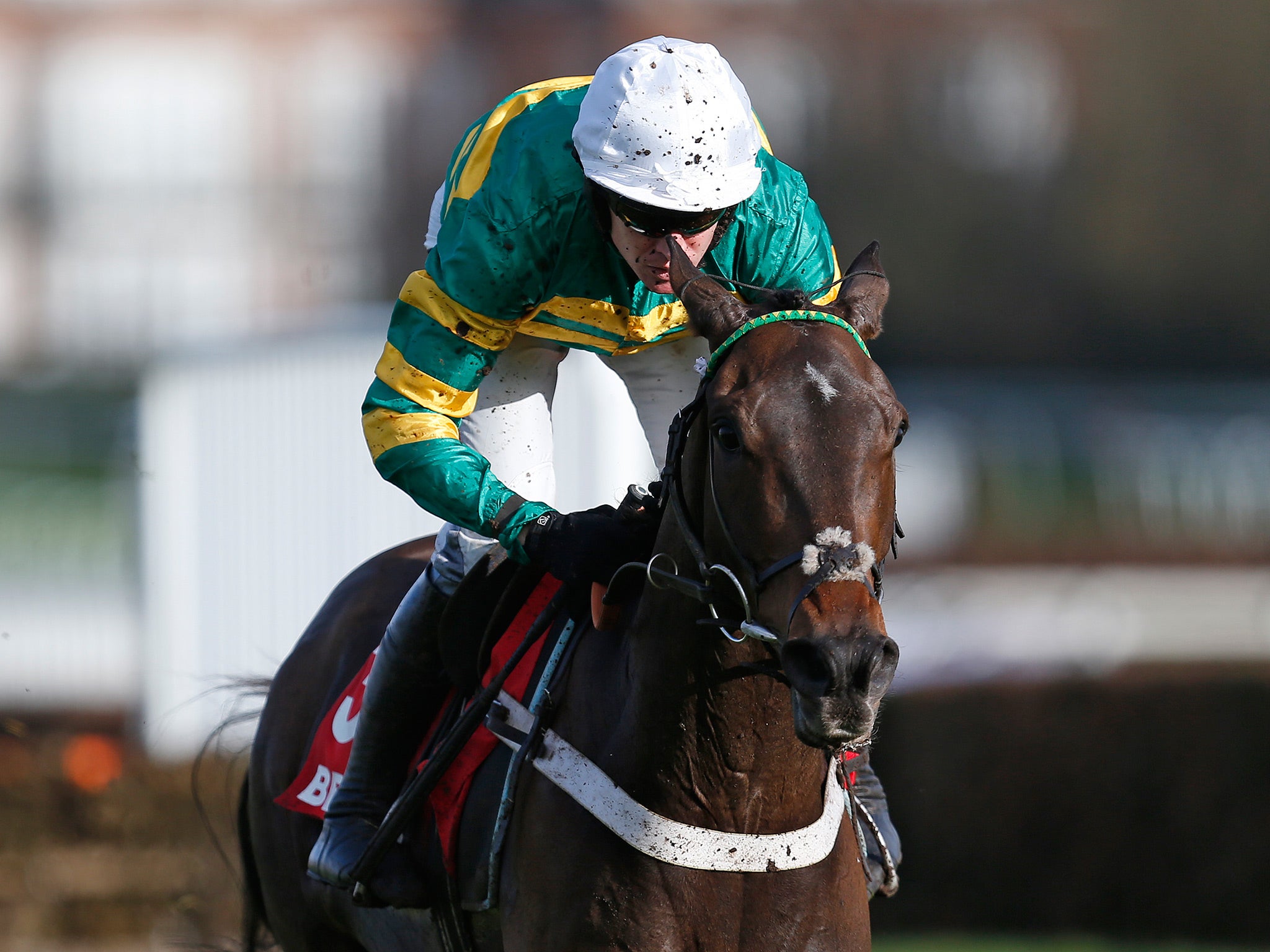 Barry Geraghty broke his right arm in a fall at Market Rasen last July