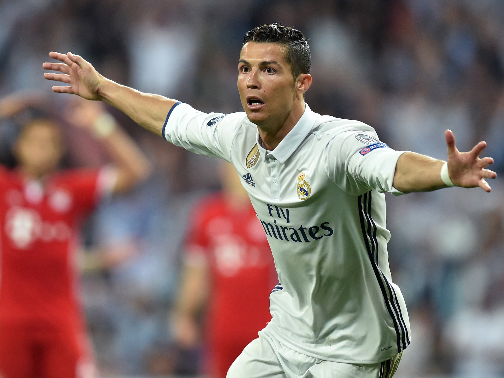 &#13;
Cristiano Ronaldo was Real's hero in the quarter-finals &#13;