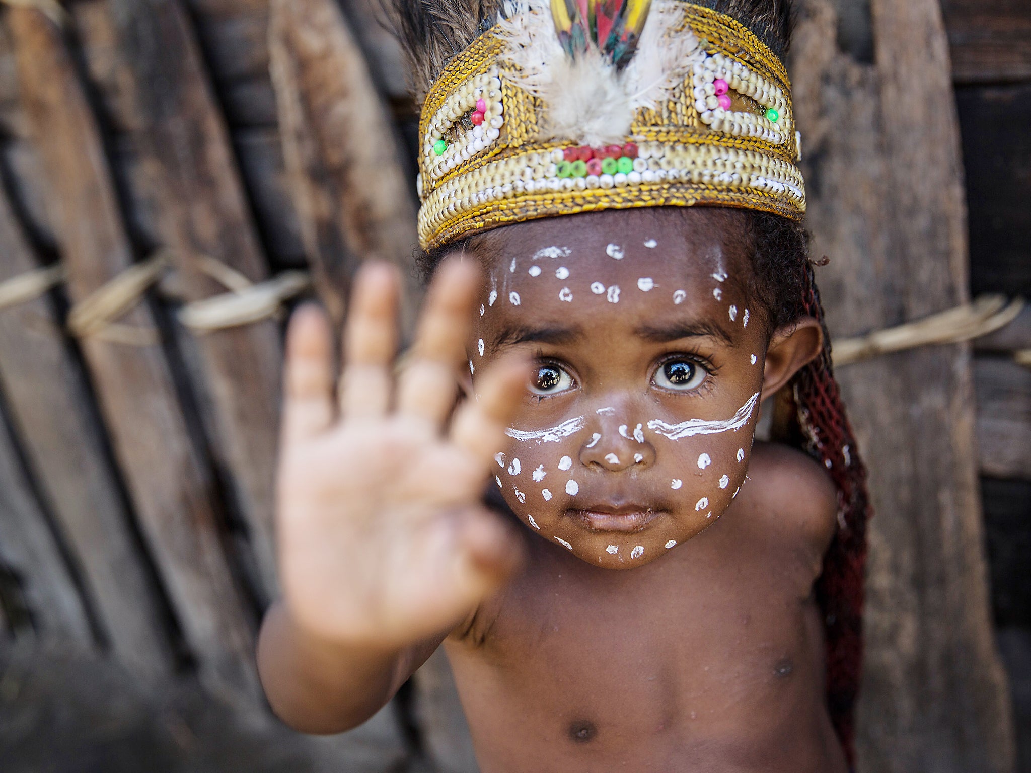 The Dani tribe live 1600m above sea level in the heart of the Cyclops Mountains (Getty)