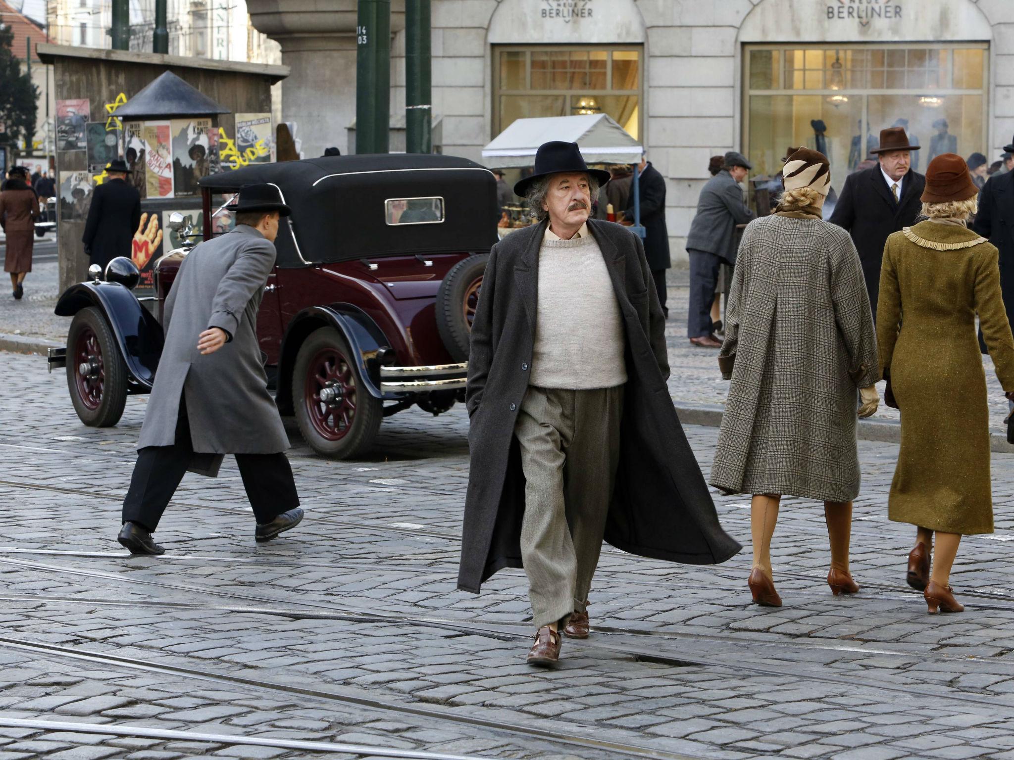 Geoffrey Rush as Albert Einstein in the National Geographic's 'Genius'