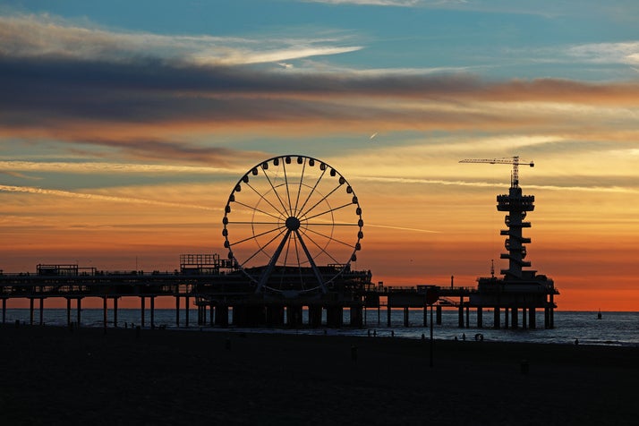 Ride the 40m ferris wheel at Scheveningen