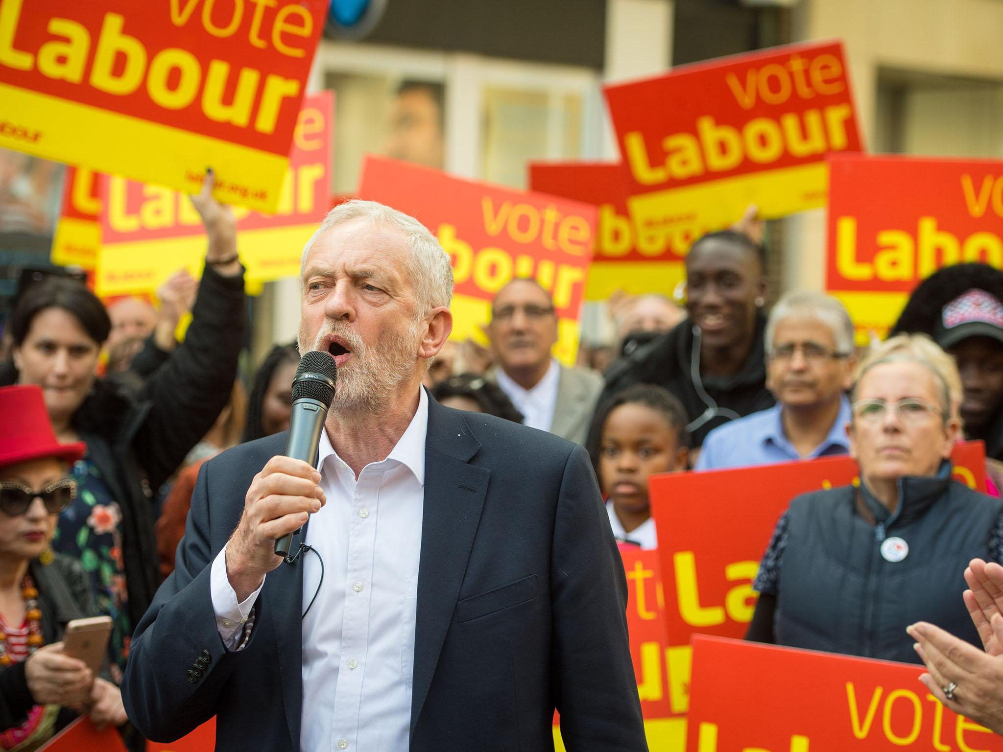 Labour leader Jeremy Corbyn