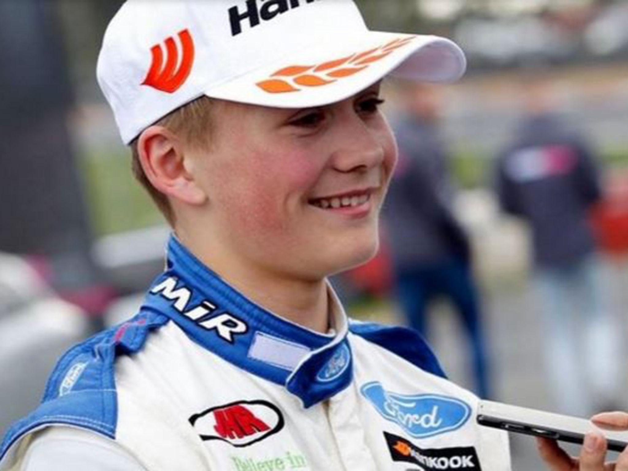 &#13;
Monger is not letting the accident end his racing dreams &#13;