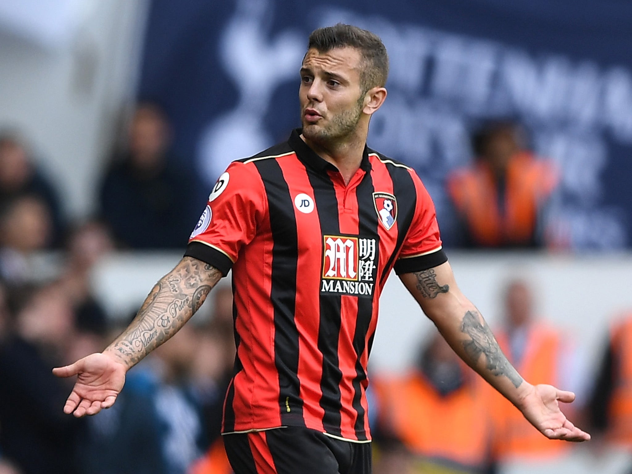 Jack Wilshere has made 27 Premier League appearances for Bournemouth this season