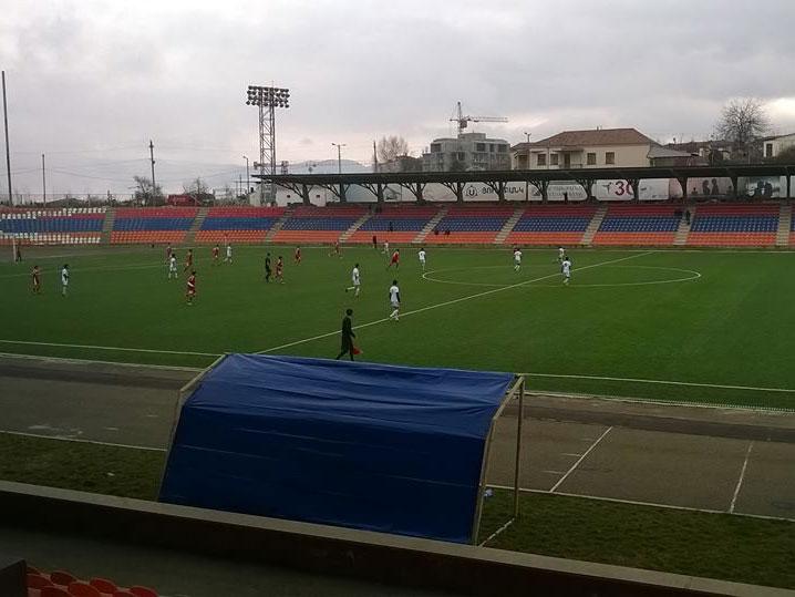 &#13;
Karapetyan, hidden in the dugout, takes coaching very seriously&#13;