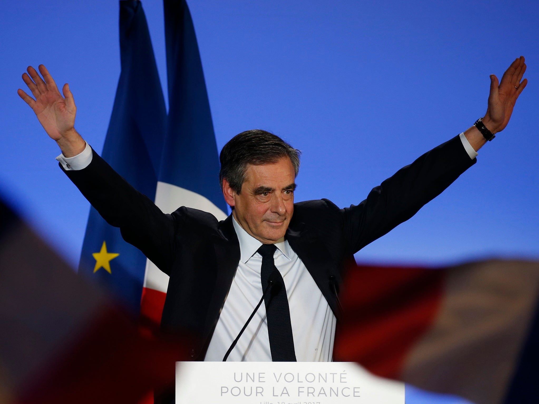 François Fillon was considered a frontrunner before the "fake jobs" scandal