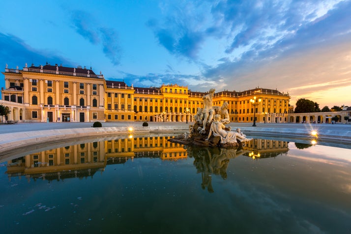 Back in time: take to the Schonbrunn Palace after the Vienna marathon (Getty)