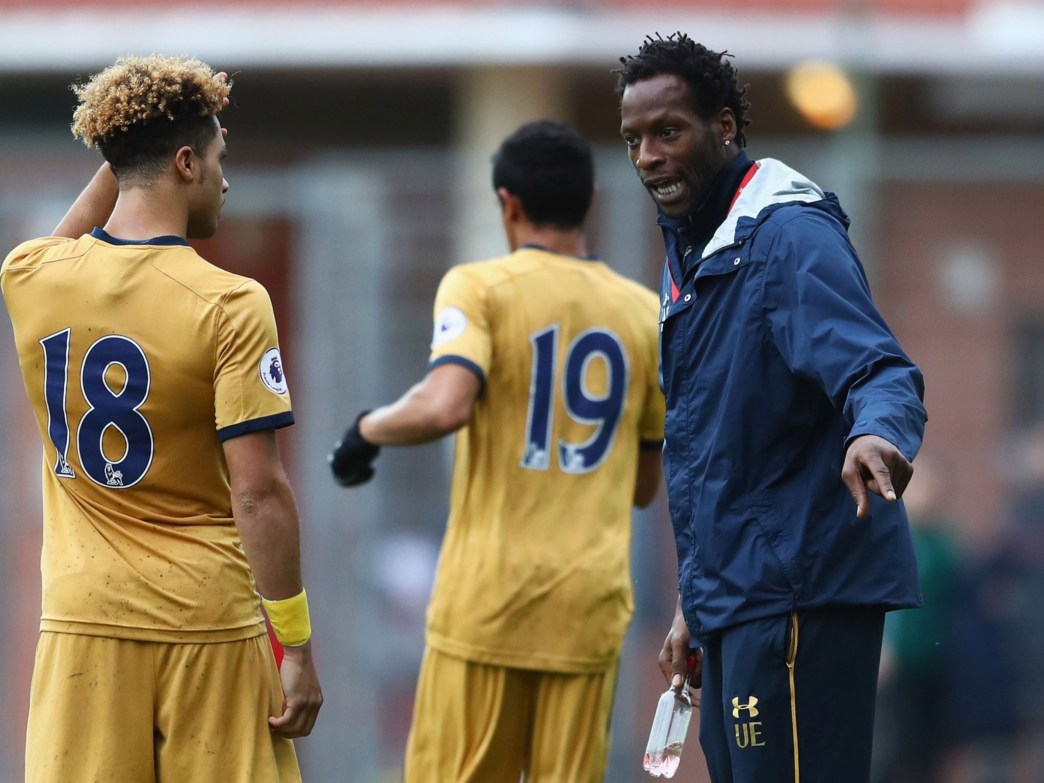 Ugo Ehiogu coached Tottenham's Under-23 team