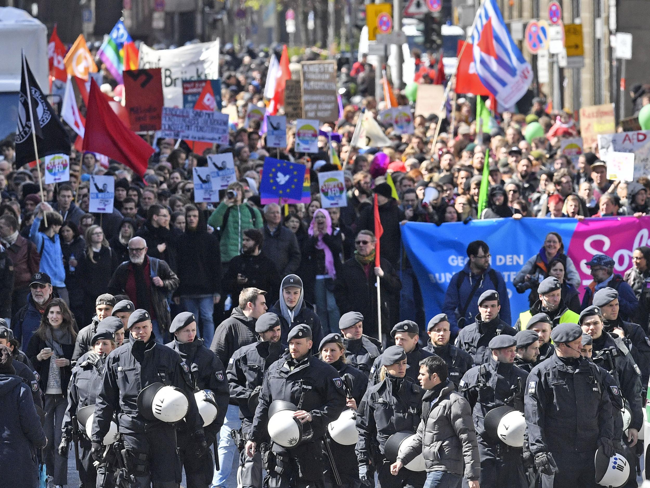 Around 15,000 protesters march in Cologne