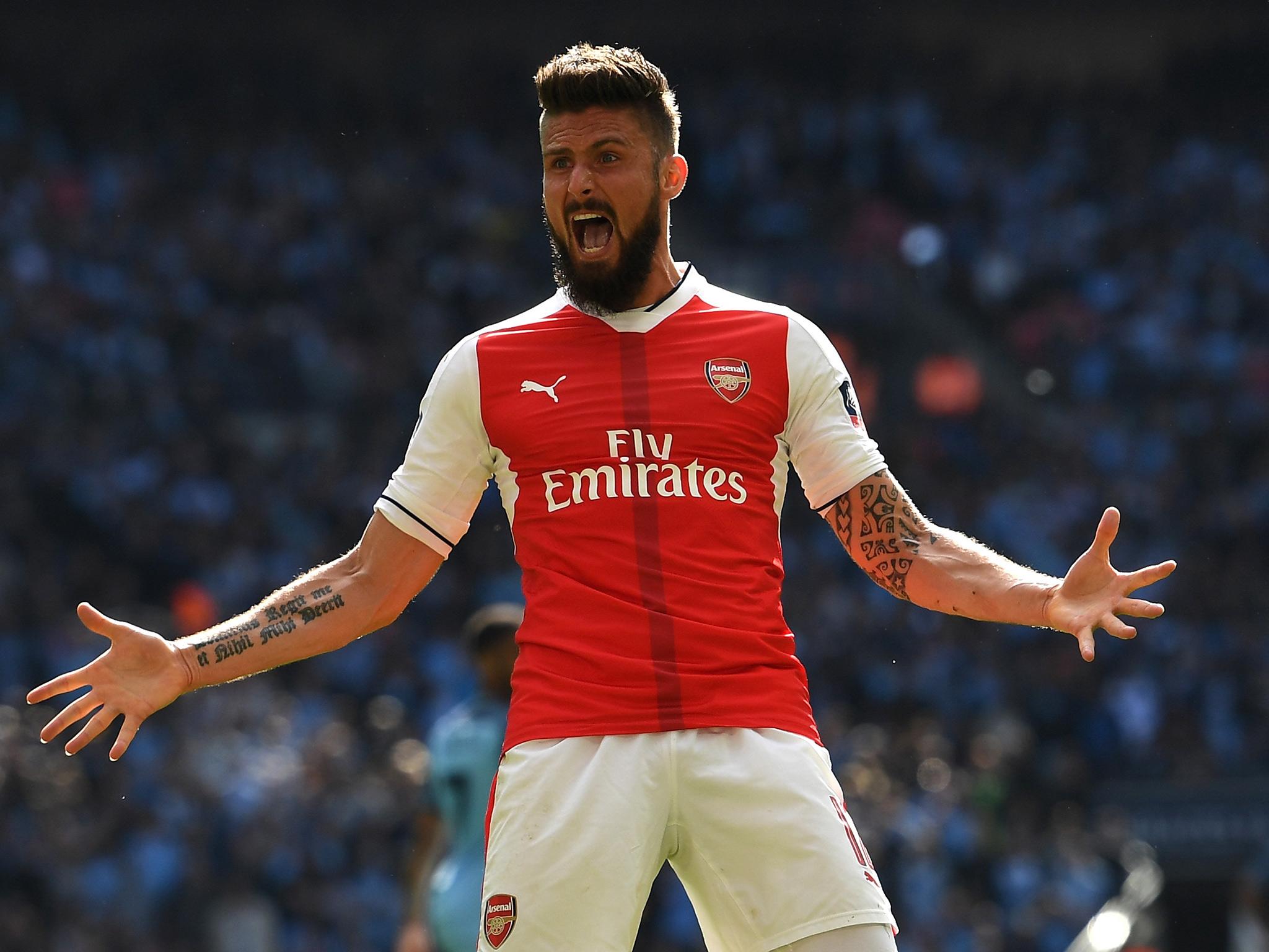 Giroud has scored 13 goals this season