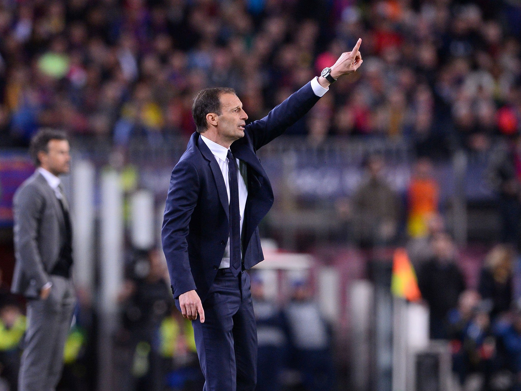 Massimo Allegri is on course to win a third straight Serie A with Juventus