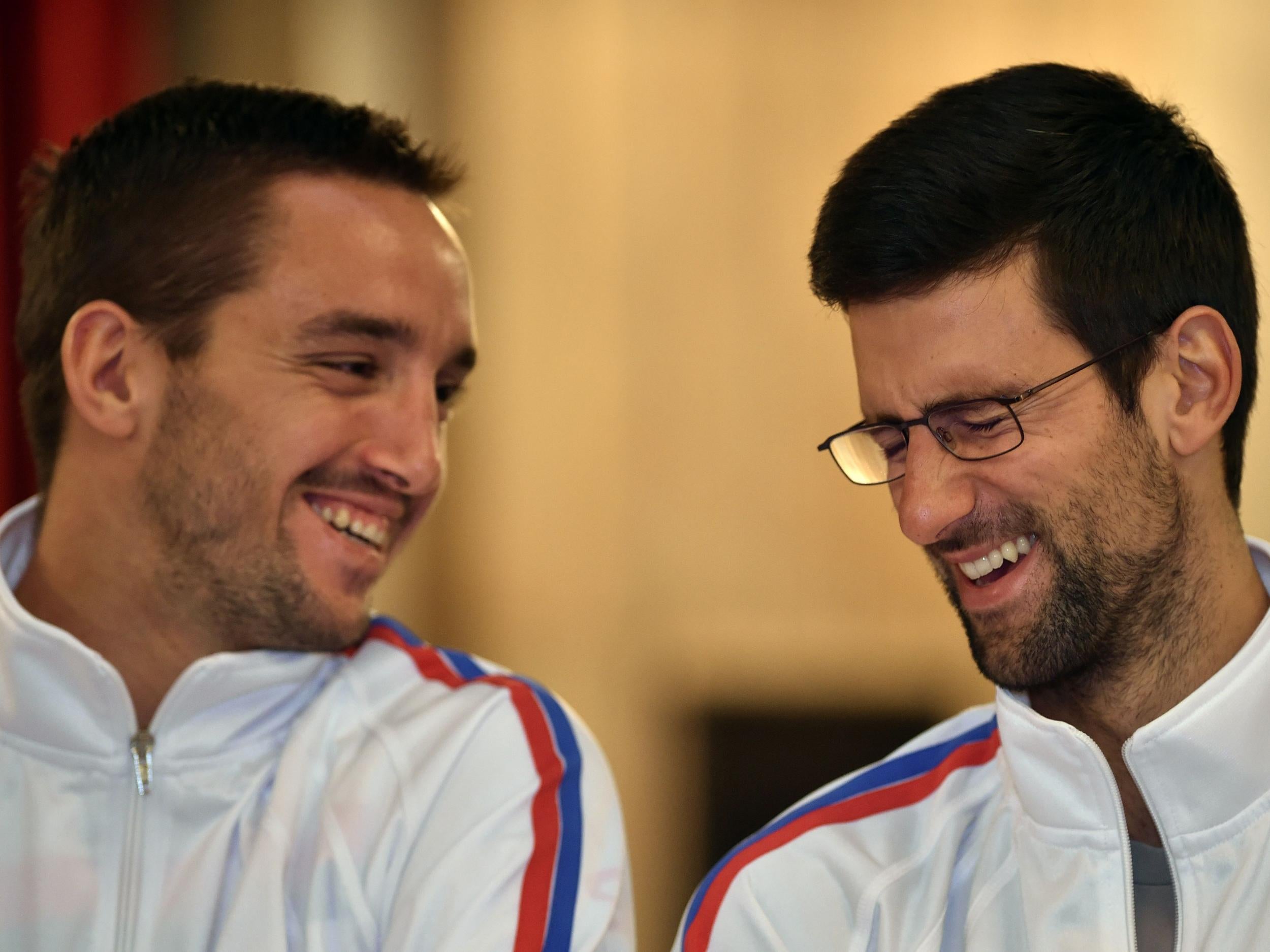 Djokovic went out of his way to help his compatriot and friend