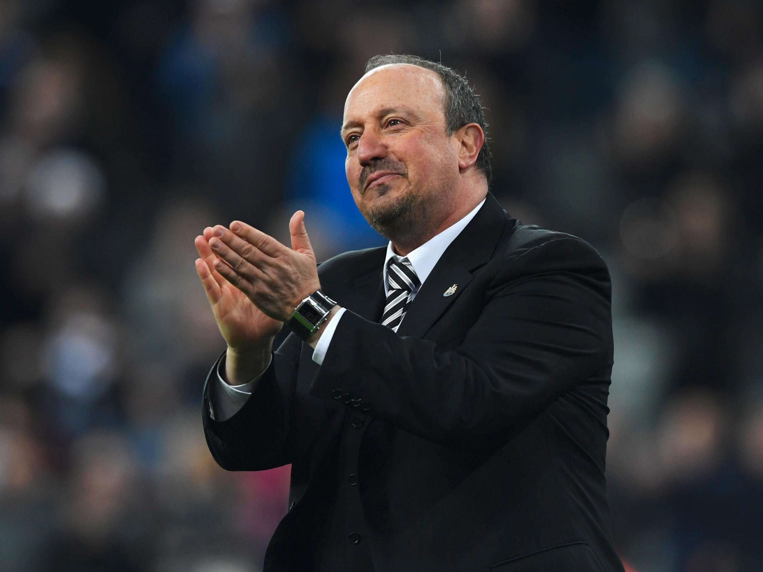 &#13;
Benitez looks set to stay with Newcastle as the return to the Premier League &#13;