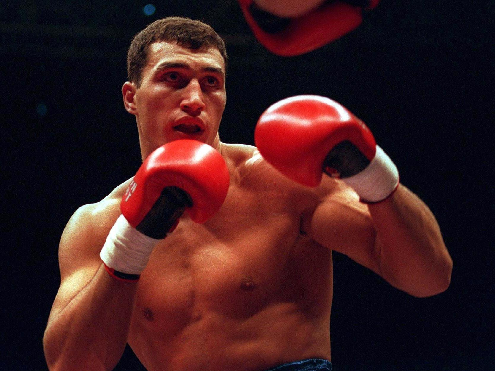 &#13;
Klitschko made his professional debut in 1996 &#13;