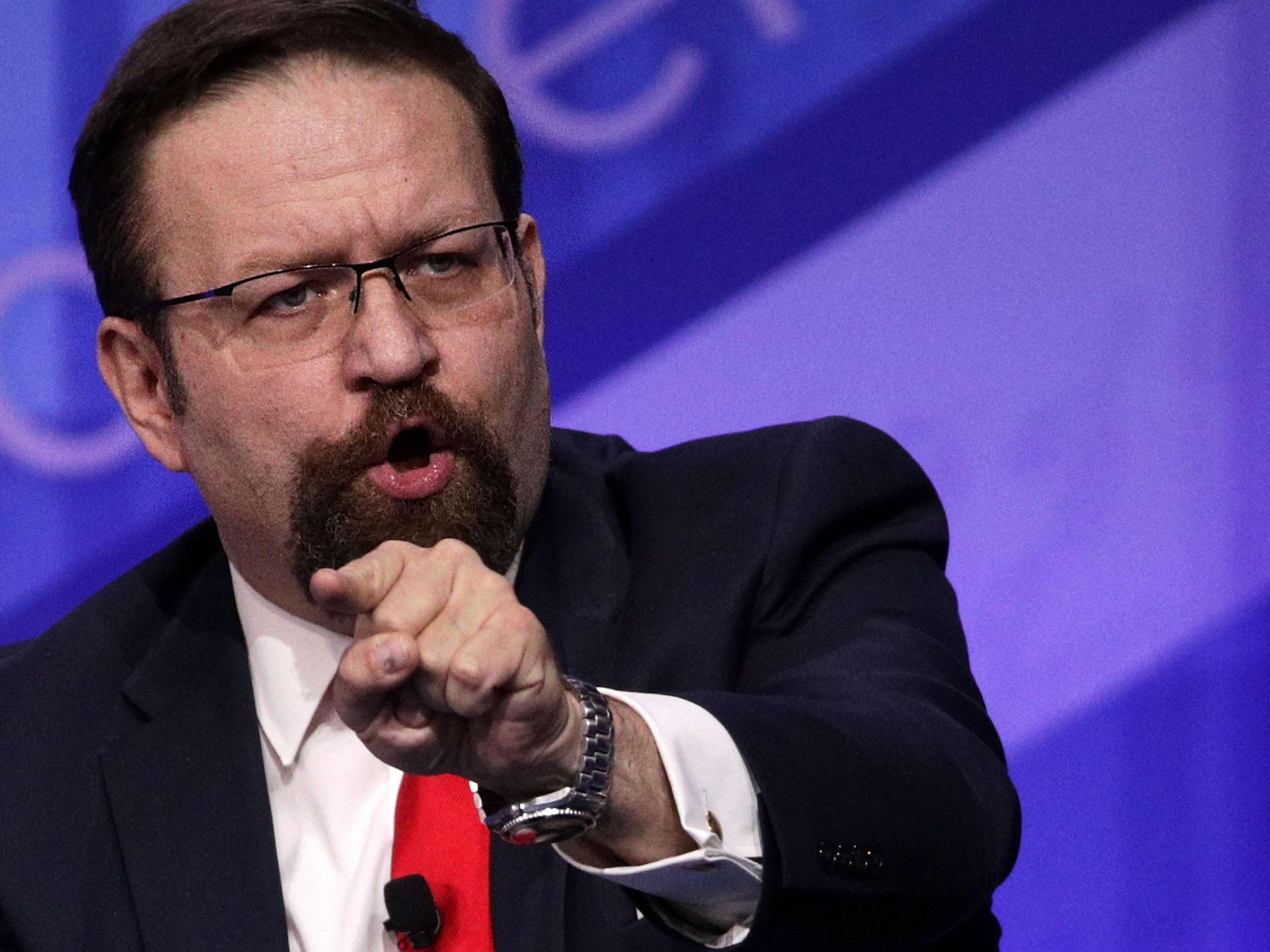 Sebastian Gorka resigned from his White House post in August