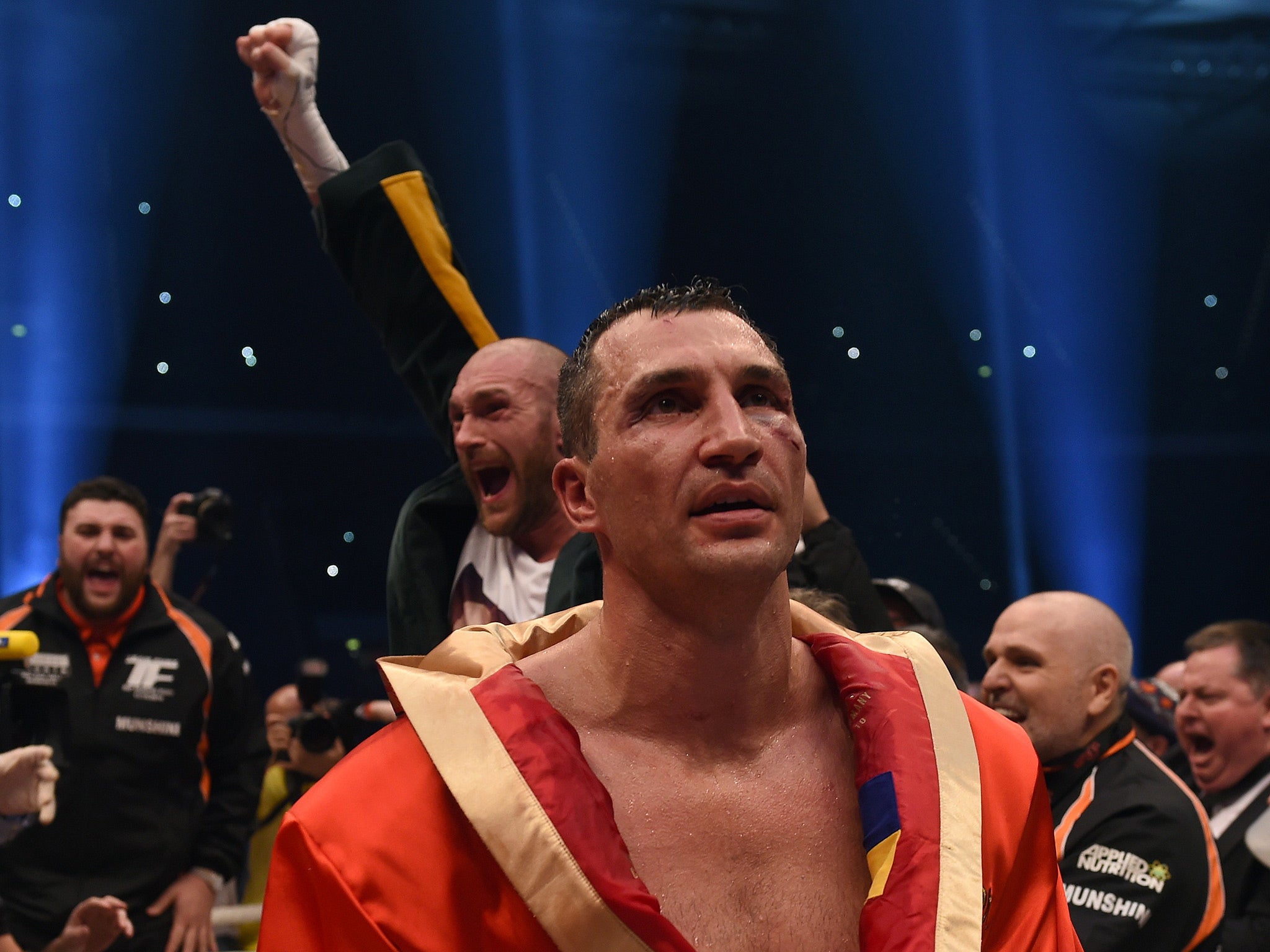 Wladimir Klitschko's 11-year unbeaten run was ended by Tyson Fury in November 2015