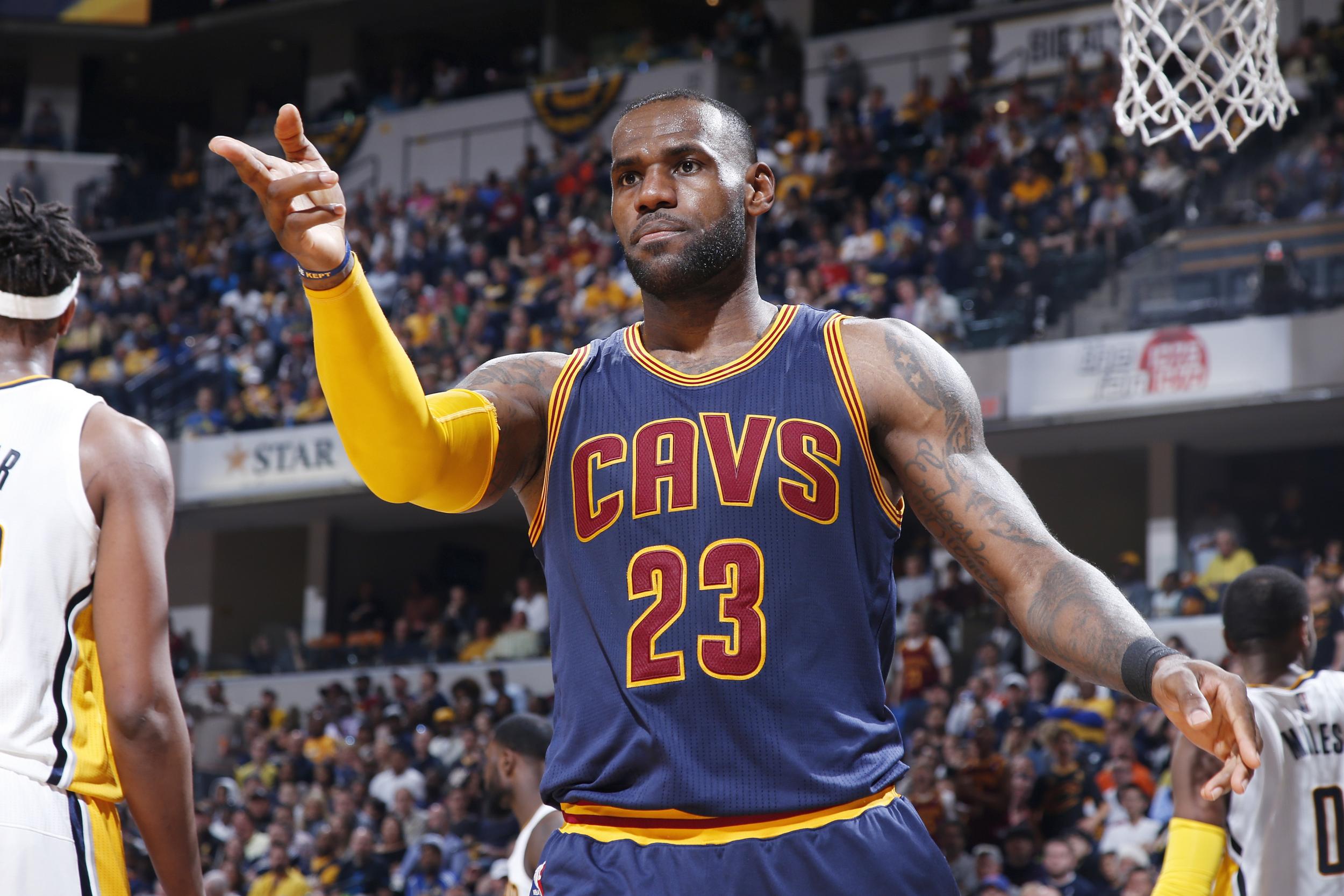 LeBron James, of the Cleveland Cavaliers, is one of the game's biggest stars