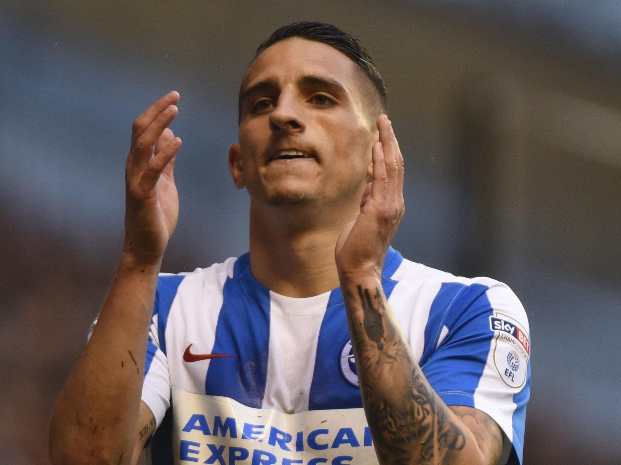 Anthony Knockaert won the award after an outstanding season with Brighton