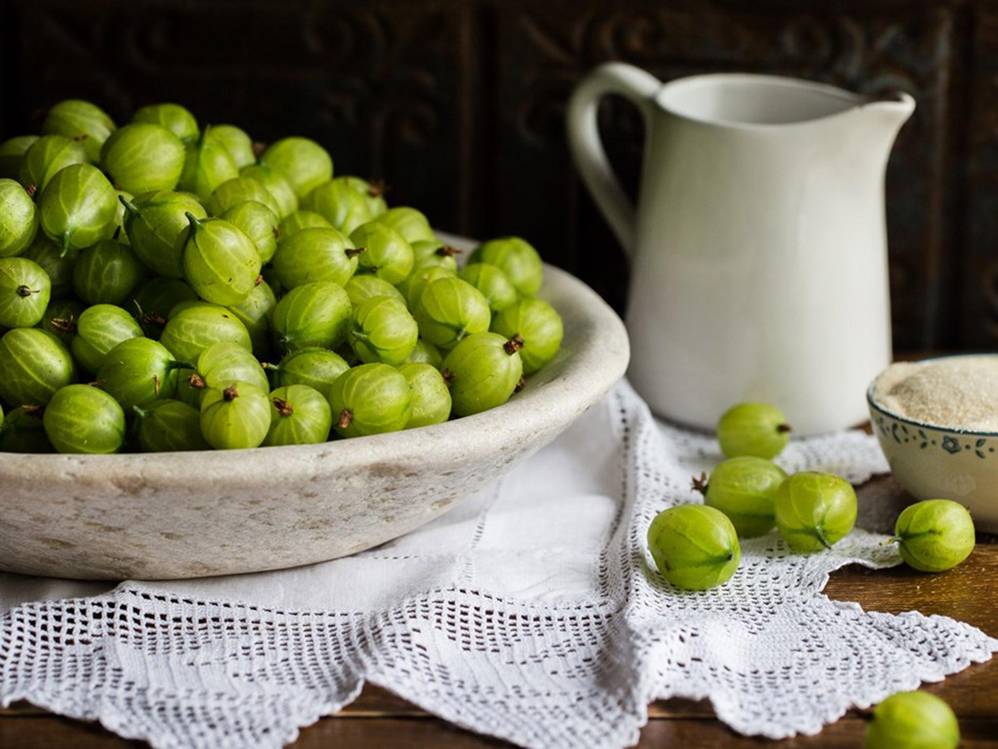 Gooseberries are famous for being incorporated into a number of classic British desserts –