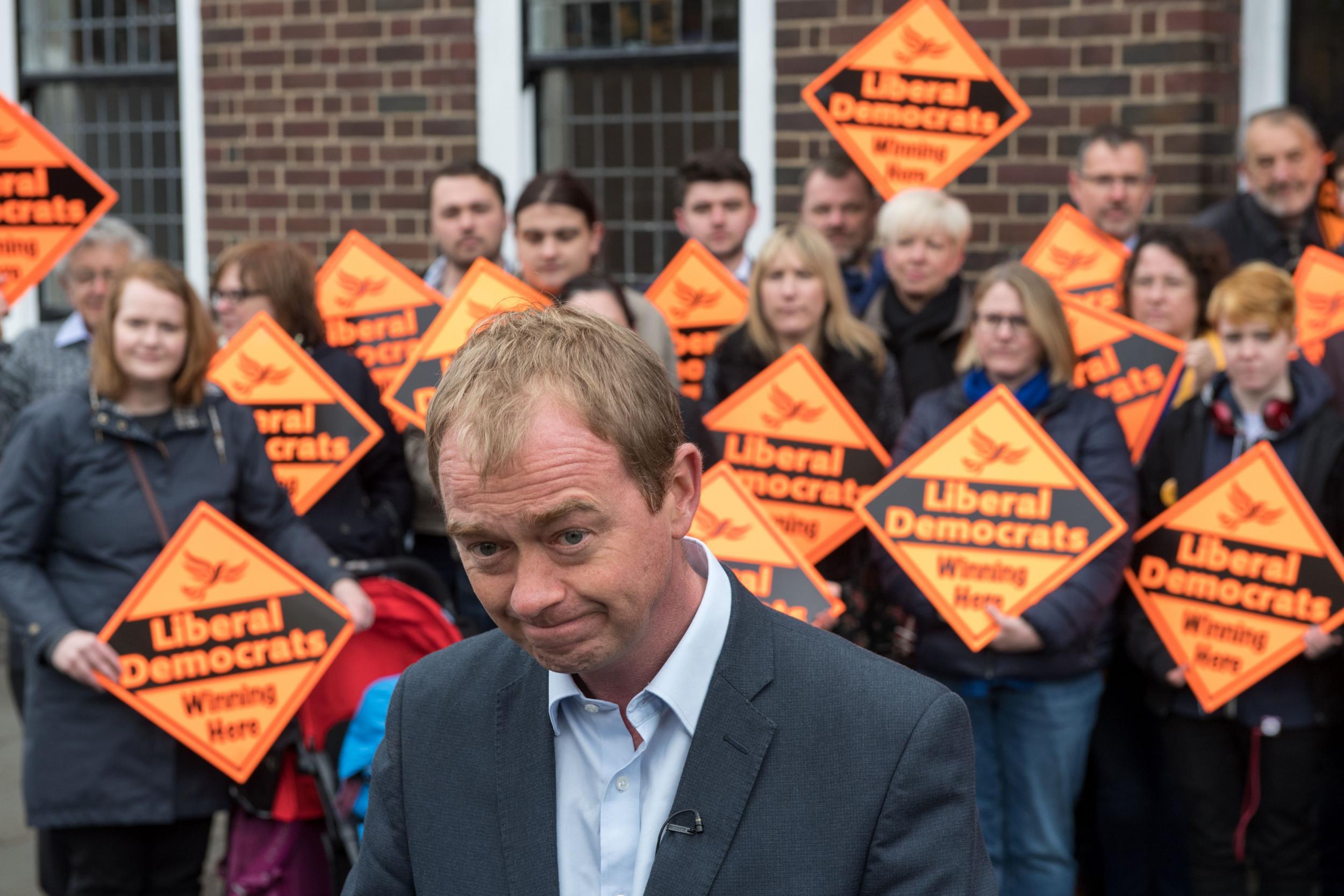 Liberal Democrats party leader Tim Farron sacked David Ward