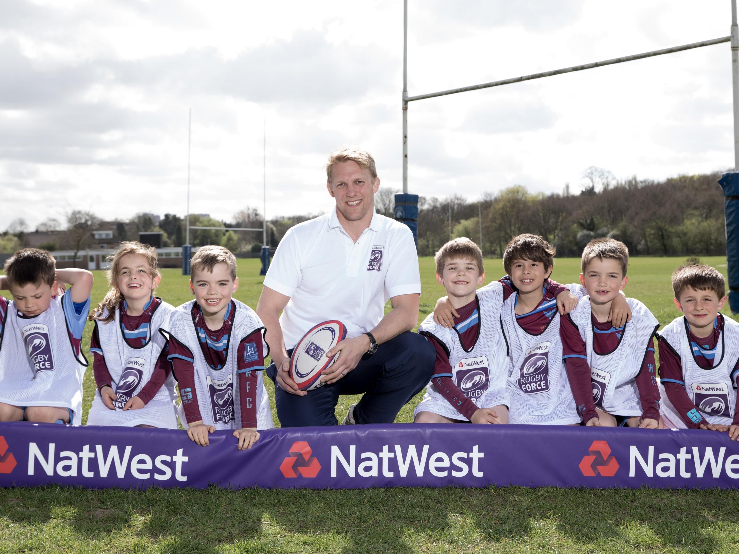 English Rugby Legend Lewis Moody is a member of The Rugby Force - a grassroots rugby initiative from NatWest and England Rugby which will offer advice and support to community clubs across England as part of NatWest RugbyForce 2017.